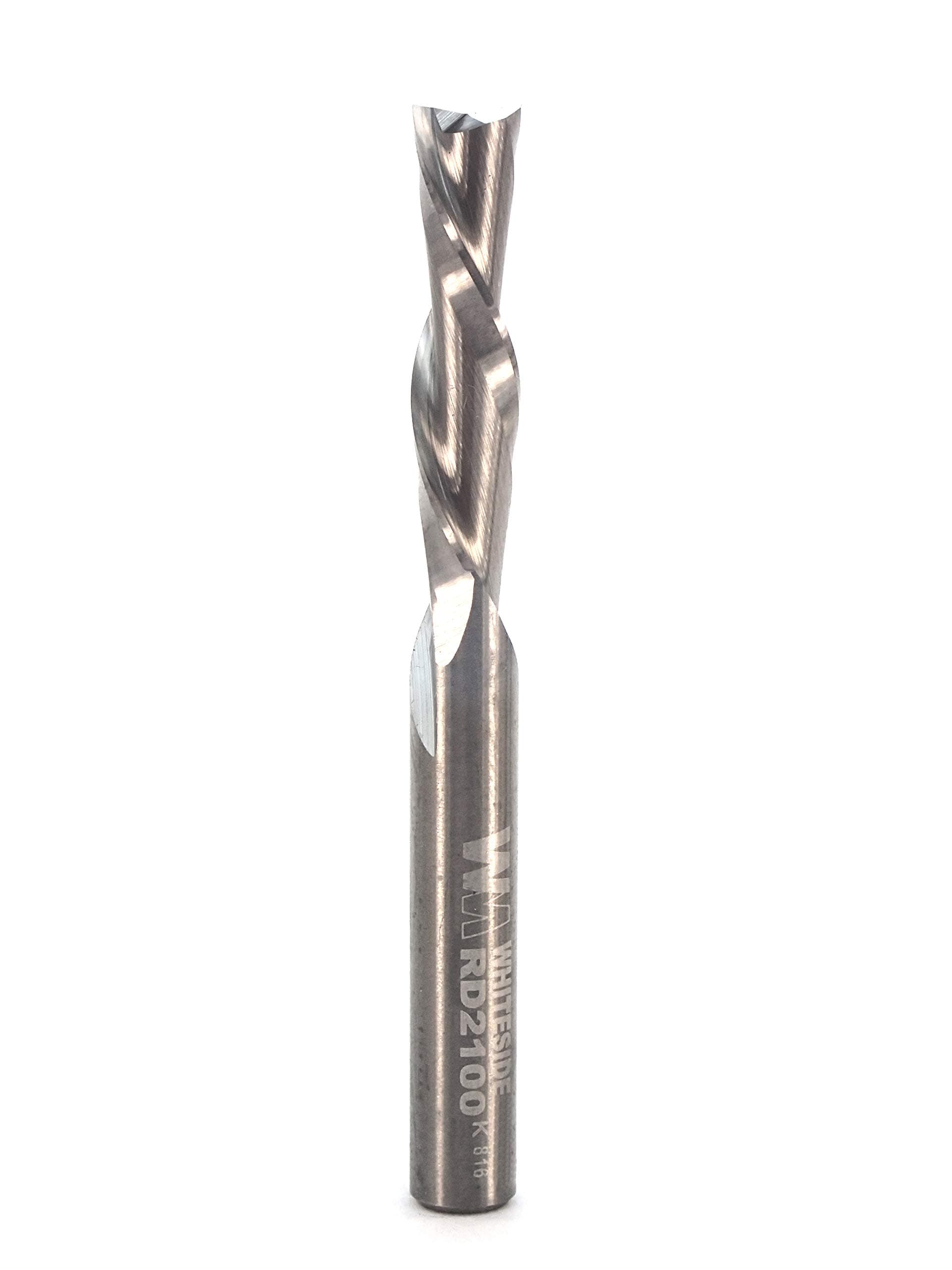 RD2100 Standard Spiral Bit with Down Cut Solid Carbide 1/4-Inch Cutting Diameter and 1-Inch Cutting Length