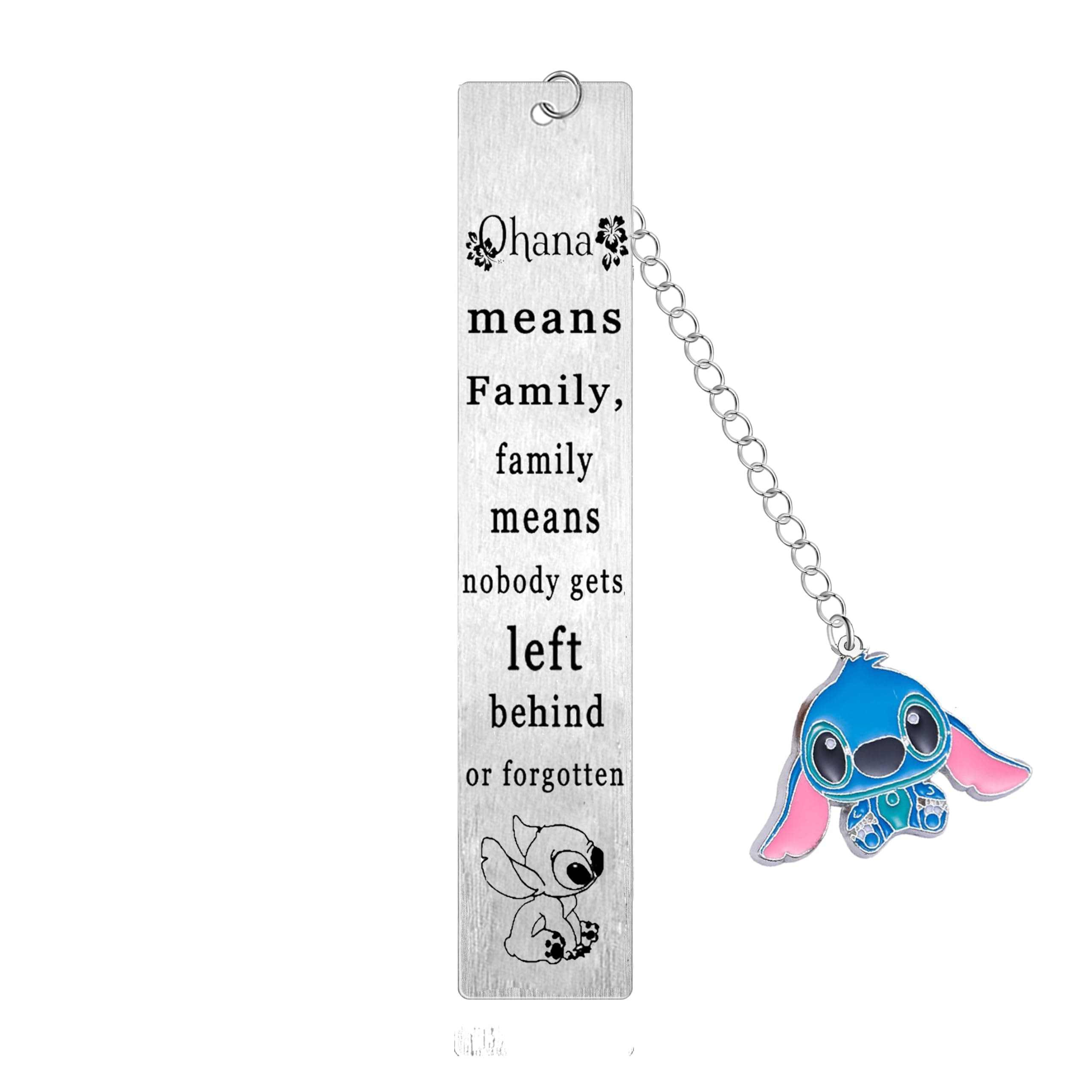 Stitch Bookmark Gifts, Ohana Means Family, Stitch Gifts for Girls Stitch Stuff Stitch Birthday Decorations, Christmas Gifts for Daughter Son Friends Gifts