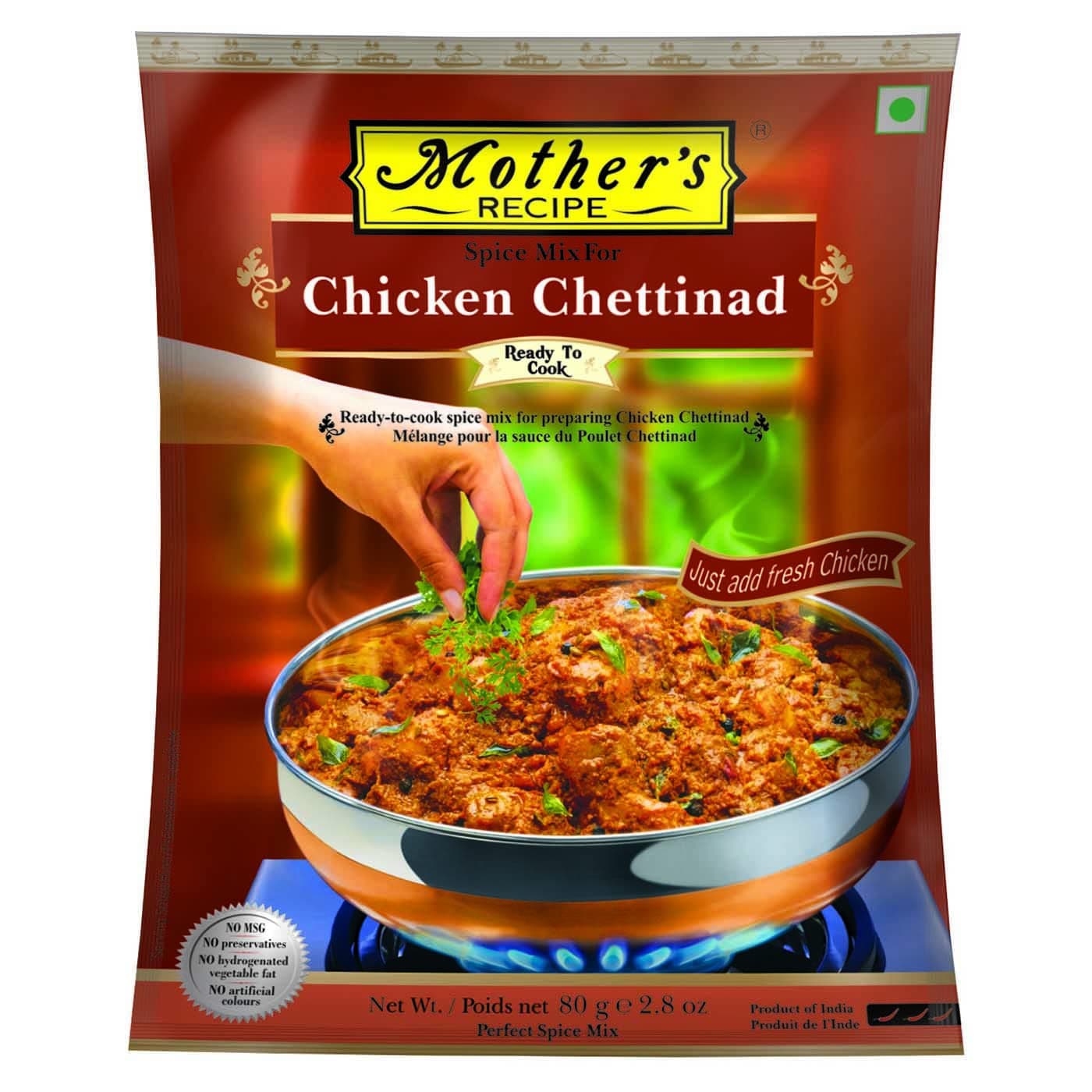 SARTAJ Mother'S Recipe Chicken Chettinad Ready To Cook Mix 80g