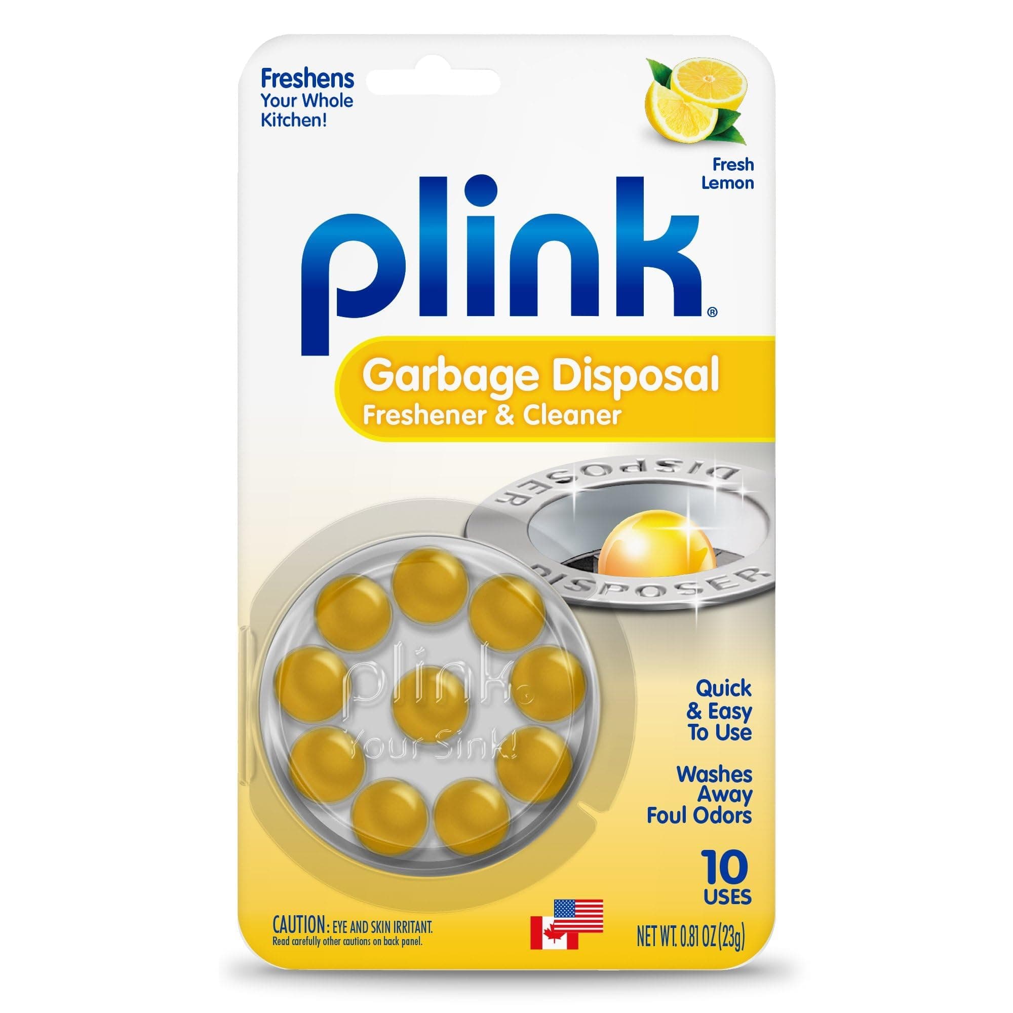 Plink Garbage Disposal Cleaner and Deodorizer