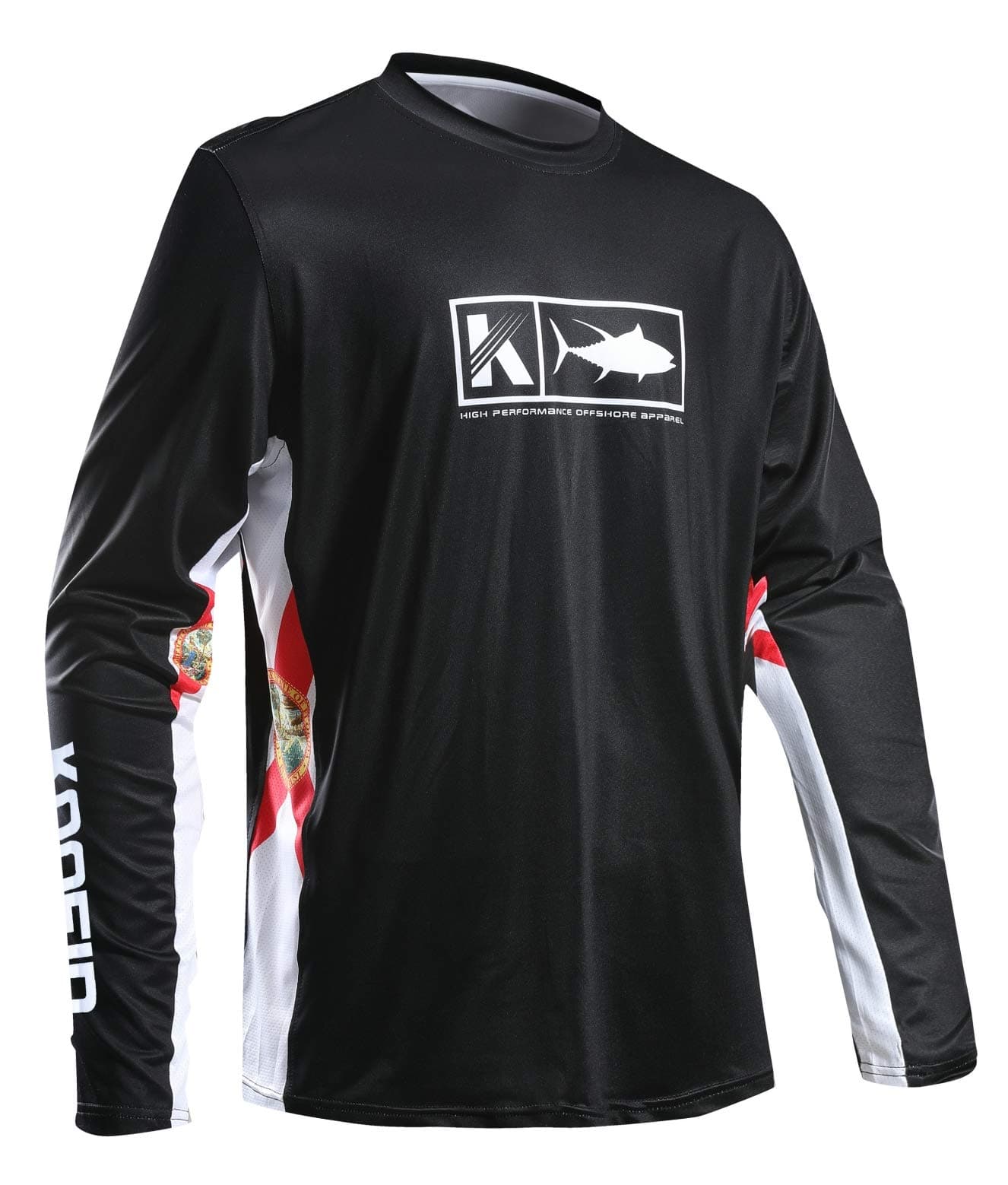 Performance Fishing Shirt Vented Long Sleeve Sunblock Shirt with Mesh