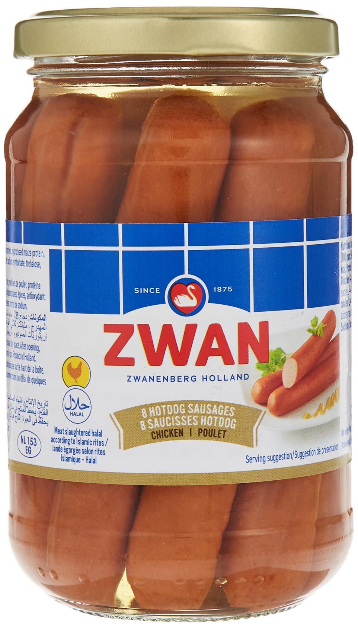 Hot Dog Chicken in Glass Jar 270 g