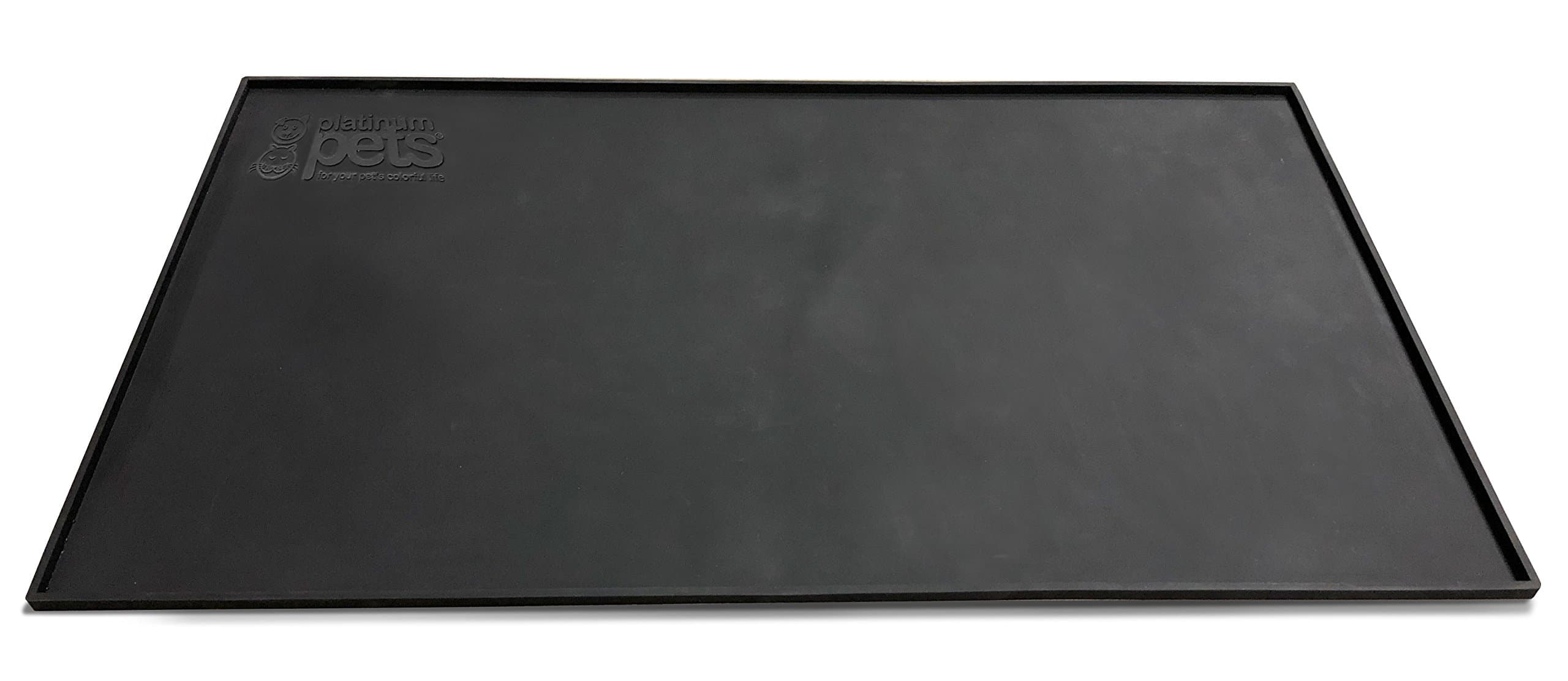 Food & Water Heavy-Duty Feeding Mat, Black