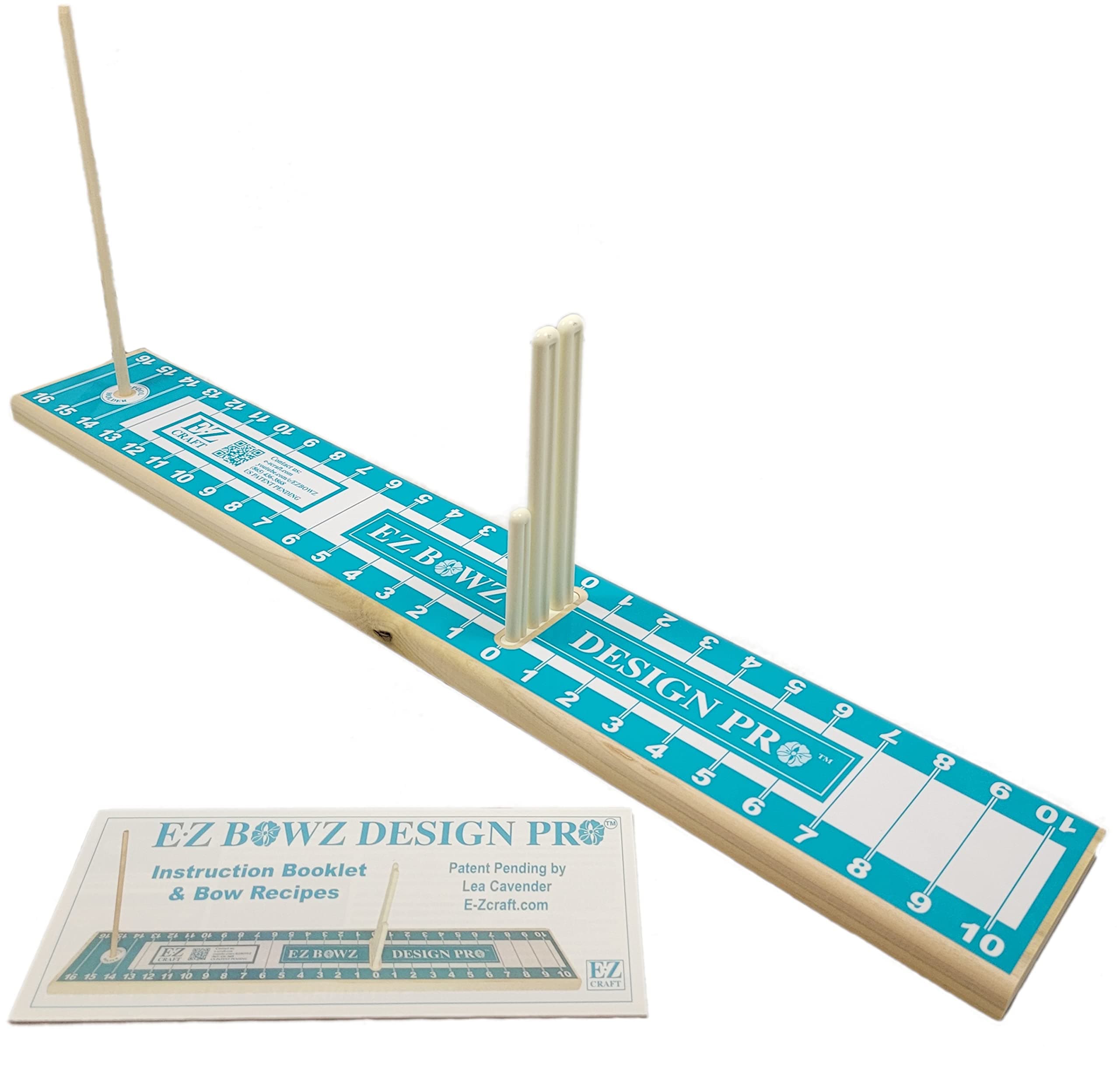 Design Pro Bow Maker - Easy Ribbon Bowmaker Gift Large Bow Maker - Perfect for Christmas Decor Wreaths and Hair Bows