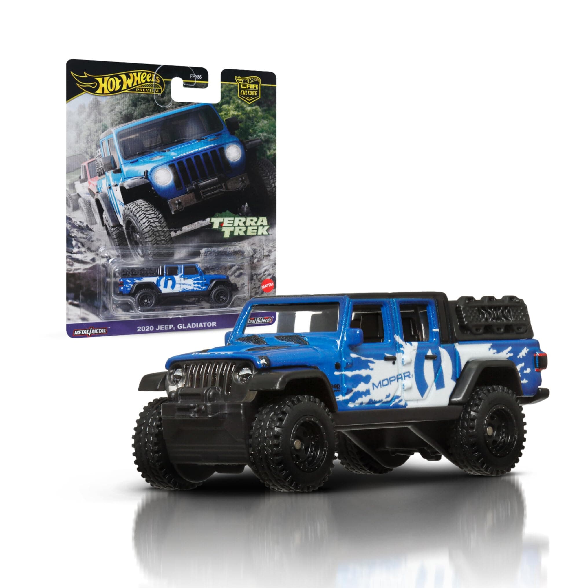 Hot Wheels Premium Jeep Gladiator, Car Culture Circuit Legends Vehicles for Boys and Girls Ages 3+ and Adult Fans and Collectors, 1:64 Scale Car Culture Vehicle Collection, HRV91