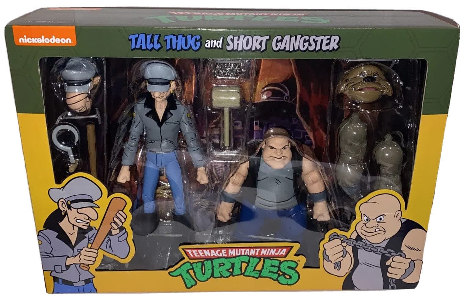 NECA TMNT Tall Thug and Short Gangster Double Pack Action Figures