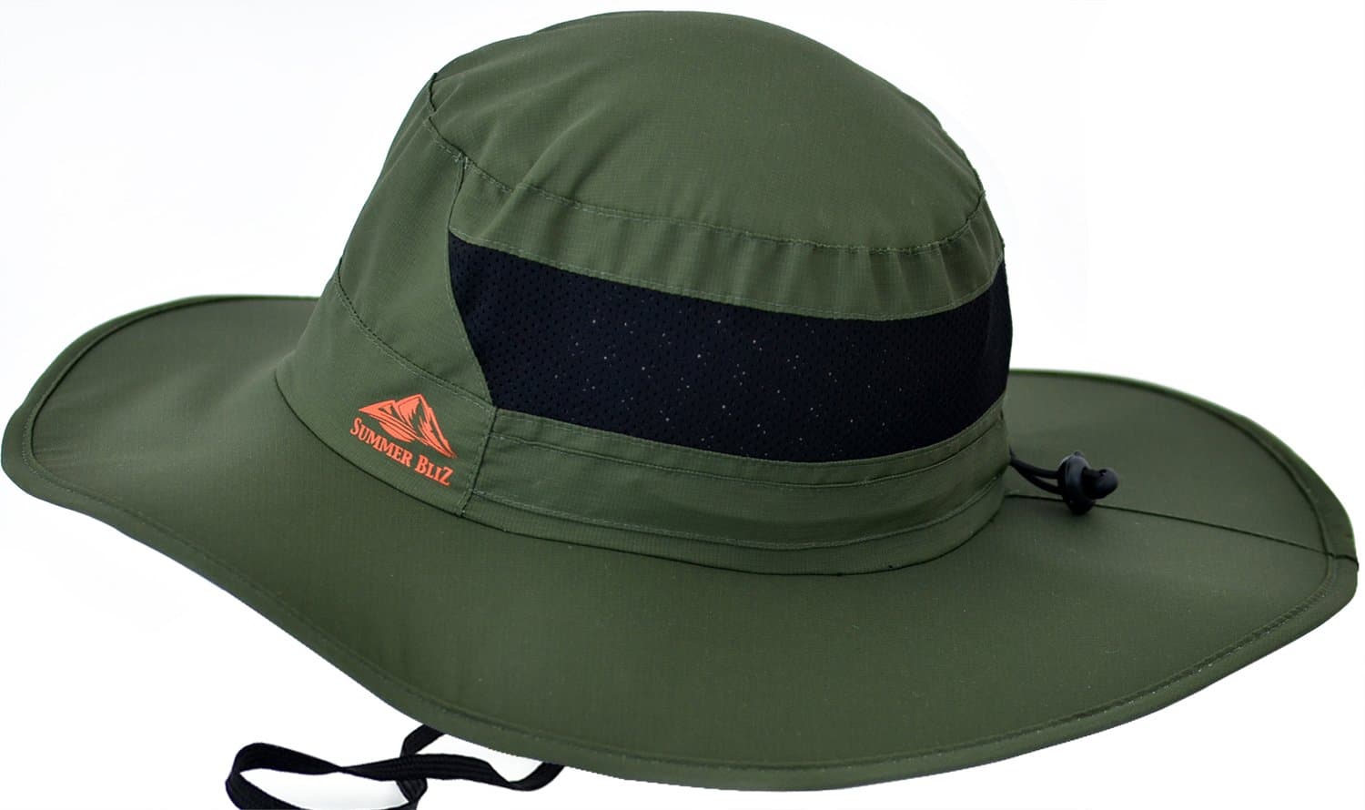 SummerBliz Sun Hat Wide Brim Sun Protection with Chin Strap for Men and Women