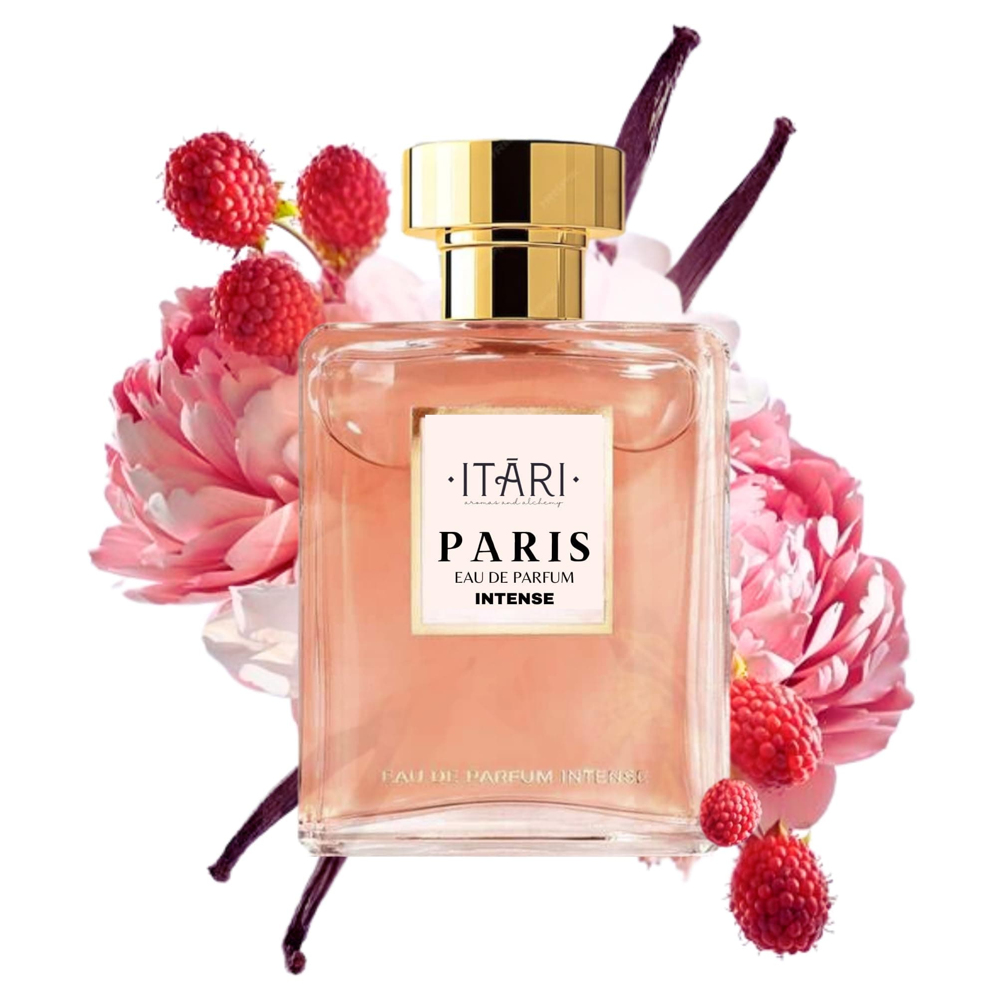 Itari Paris Eau De Parfum Sweet Fruity Floral Feminine Fragrance With Hints of French Vanilla and Rich Amber