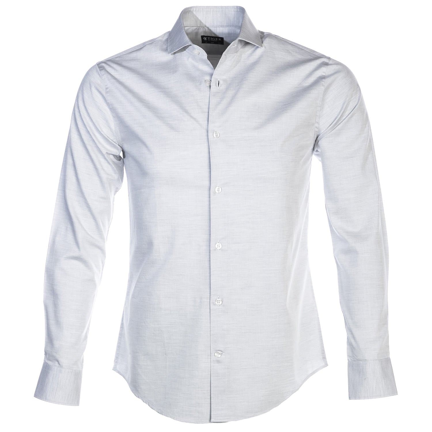 Tiger of Sweden Farrell 5 Shirt in Stone Grey