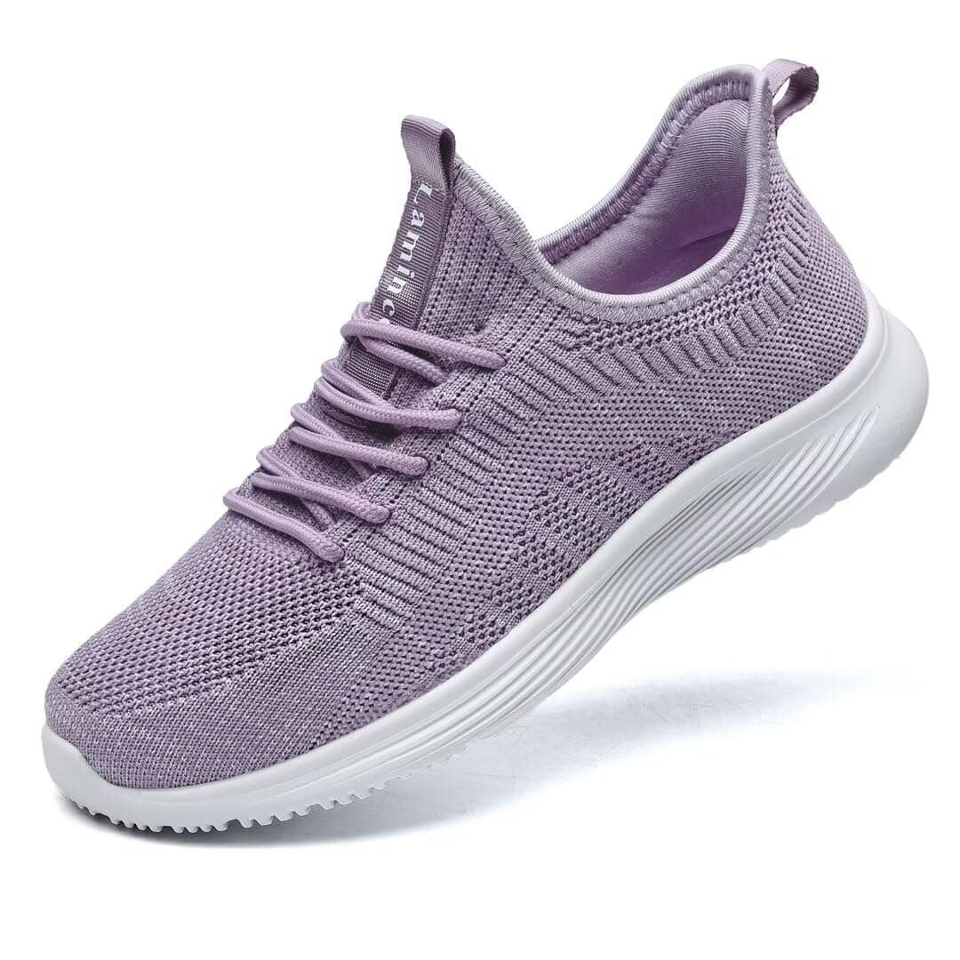 Womens Slip On Walking Shoes Non Slip Casual Road Running Lightweight Mesh Fashion Sneakers for Gym Travel Workout