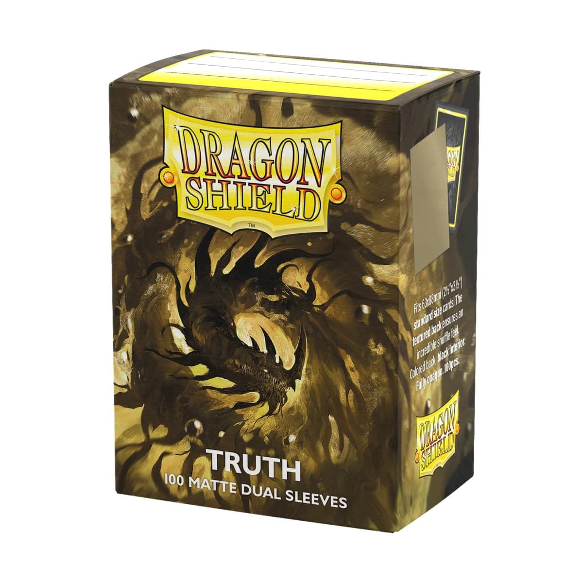 Matte Dual Standard Size Card Sleeves | 100 CT - Smooth & Tough Premium TCG Sleeves - Compatible with Pokemon, Flesh & Blood, One Piece & Magic The Gathering | Truth