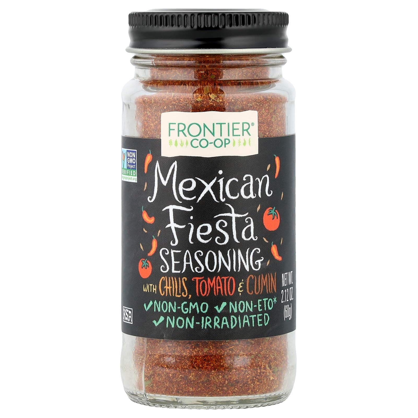 Frontier Natural Products Mexican Fiesta Blend Salt Free -- 2.1 oz