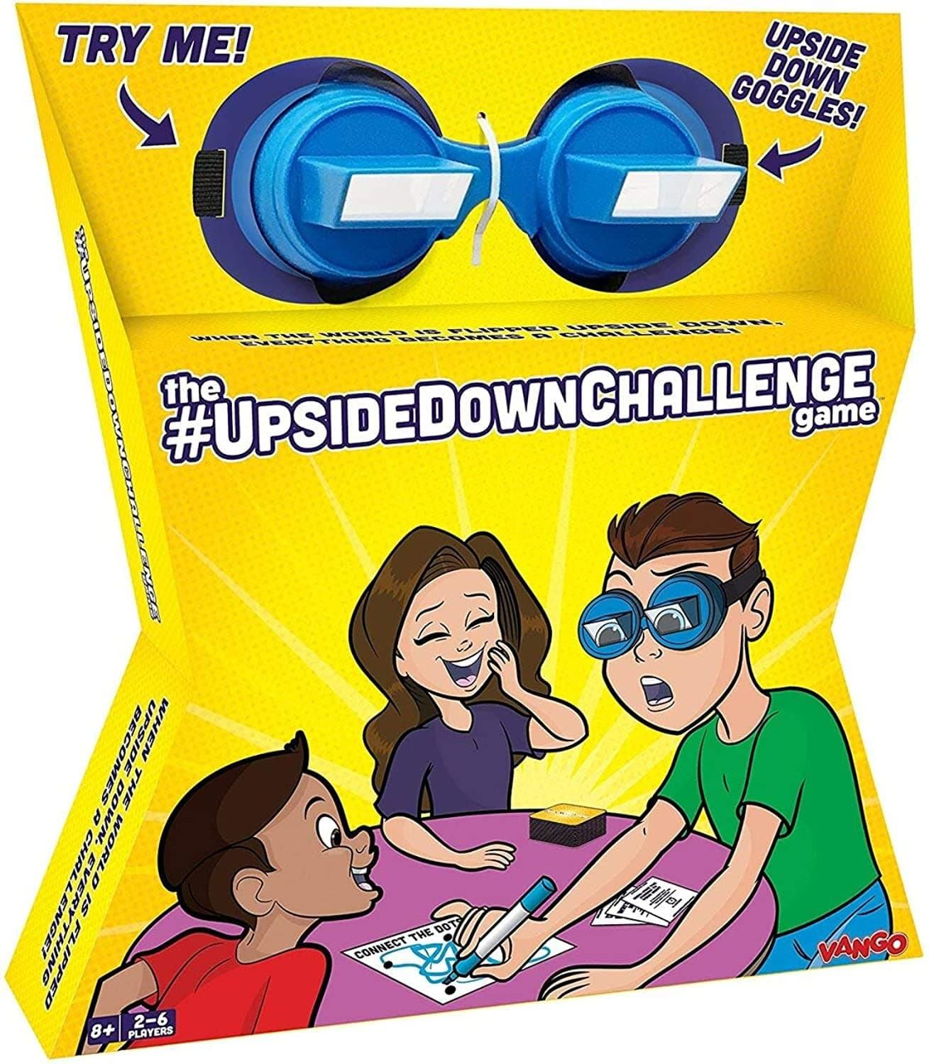 The Upside Down Challenge Game - Draw, High Five and Fun Challenges with Special Upside Down Goggles
