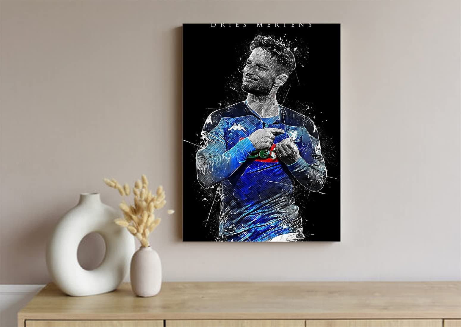VERRE ART Printed Framed Canvas Painting for Home Decor Office Wall Studio Wall Living Room Decoration (10x14inch Wrapped) - Dries Mertens 2