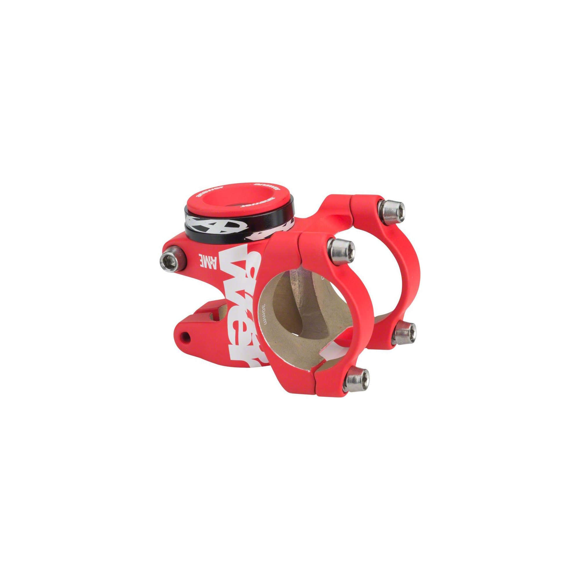 Answer ATAC AME 31.8 Stem 30mm +/- 0 Degree Red