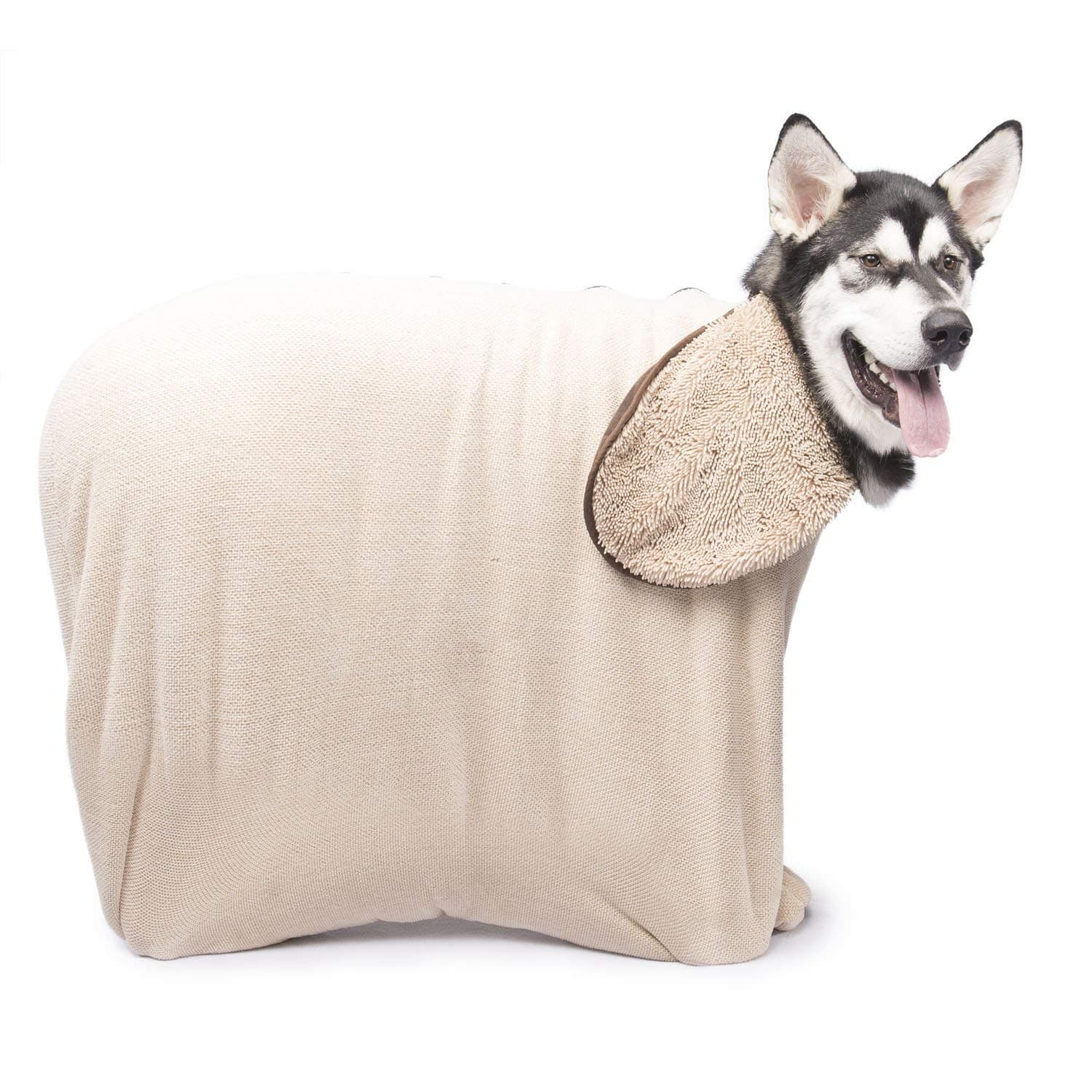 Dog Gone Smart Zip n' Dri, X-Large, Khaki