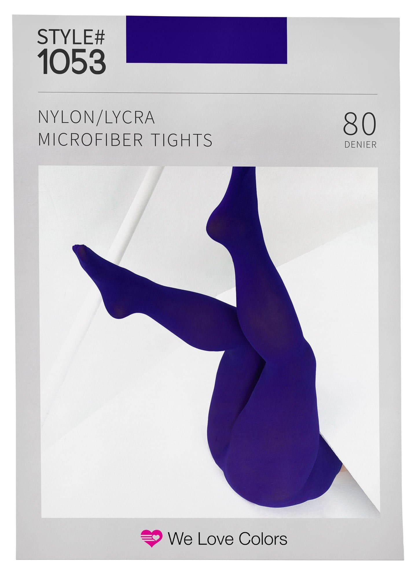 we Love Colors Microfiber Footed Tights
