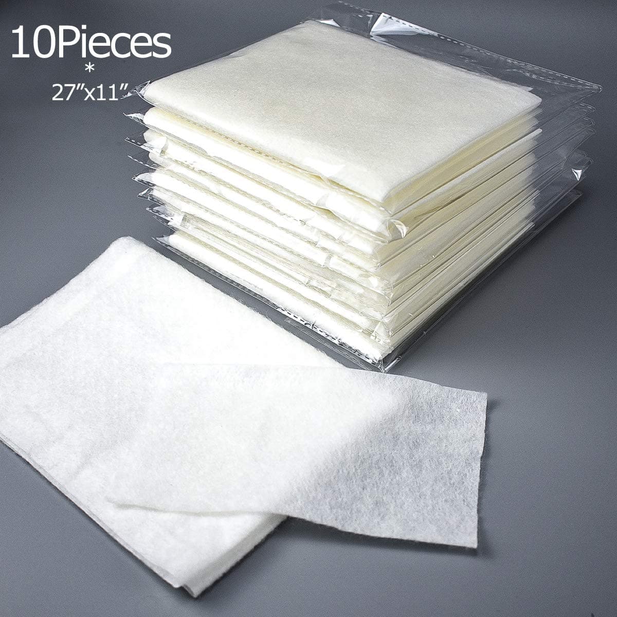 Travelgoods 10 Pieces of HEPA Electrostatic Filter Cotton Fabric Filtering Net Compatible with Air Purifier 28'' x 12'' (10 Pieces)