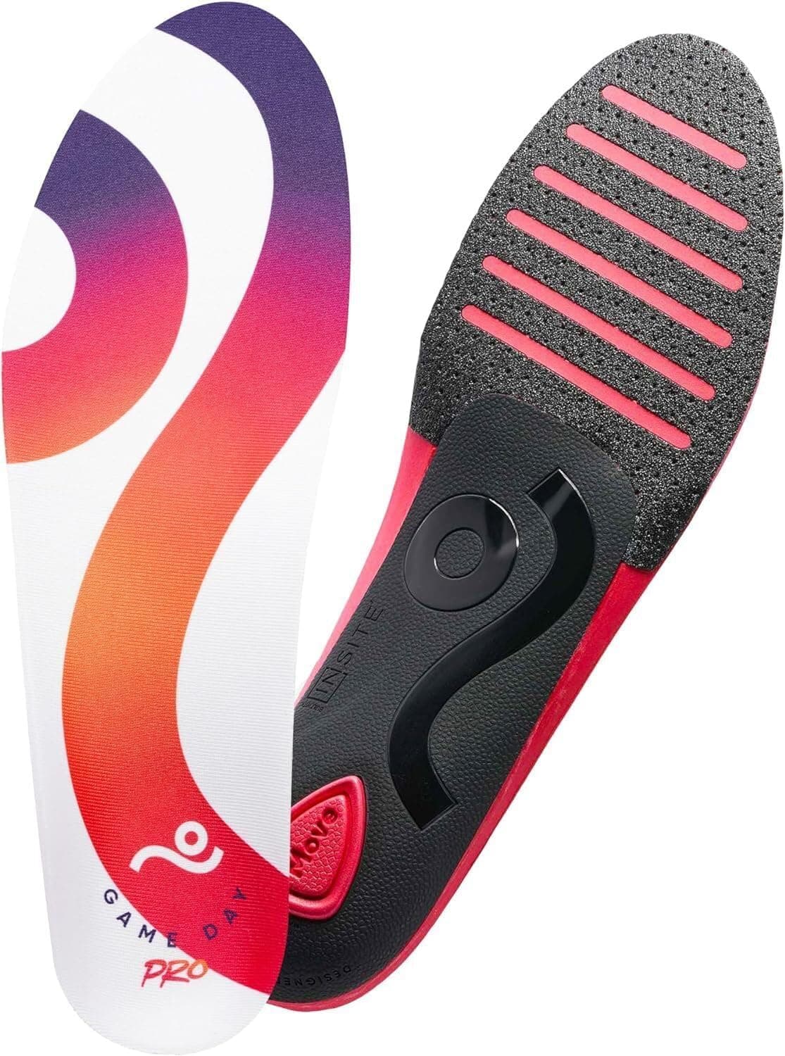 Move Game Day Pro - Ultimate Performance Sports Insoles for Basketball, Volleyball, Soccer, Tennis, Athletics, Baseball, Running and Active Lifestyle. Extra Shock Absorption