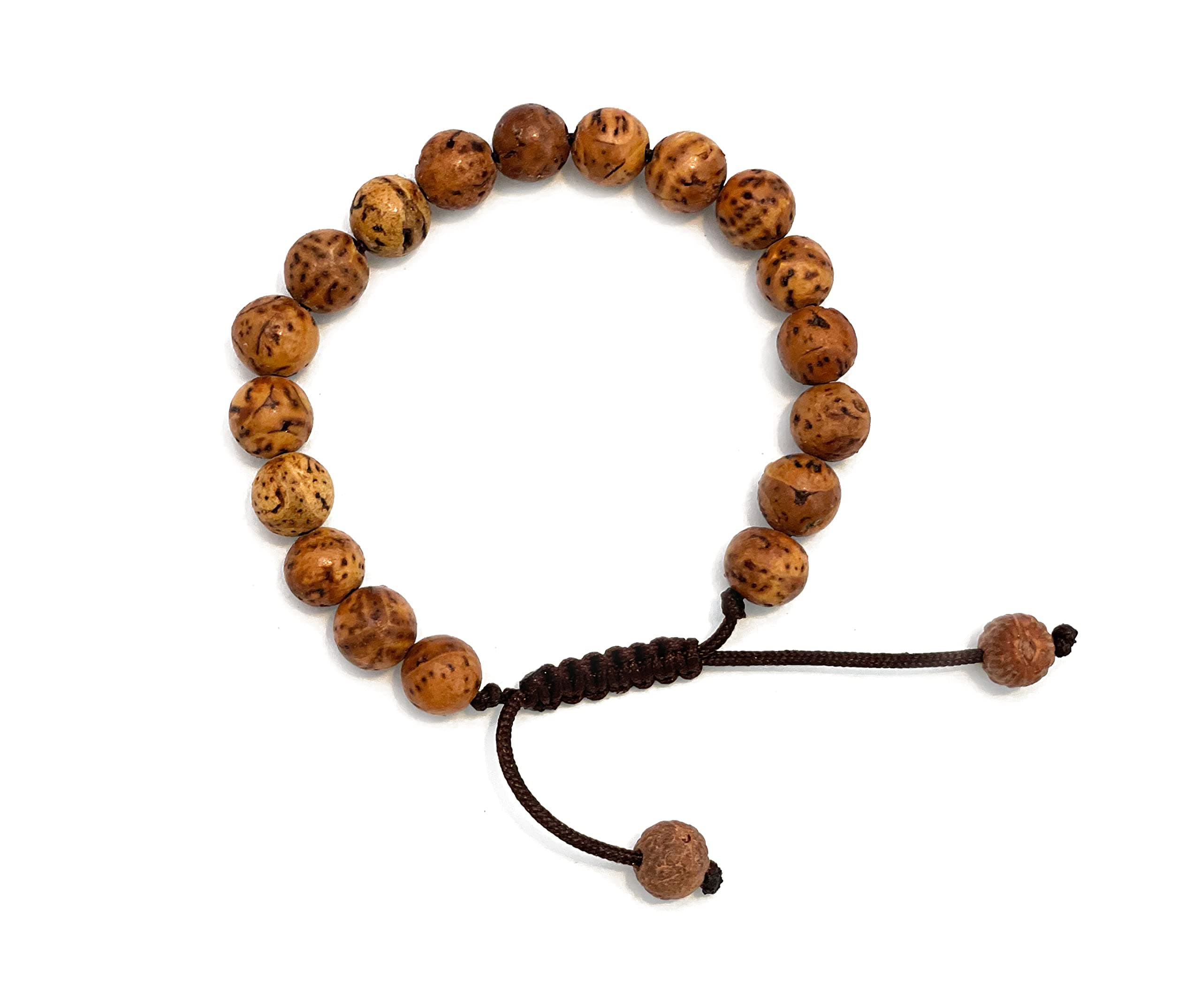 Hands Of Tibet Tibetan Mala Bodhi Seed Wrist Mala Bodhi Seed Beads From Bodh Gaya India BSM-24