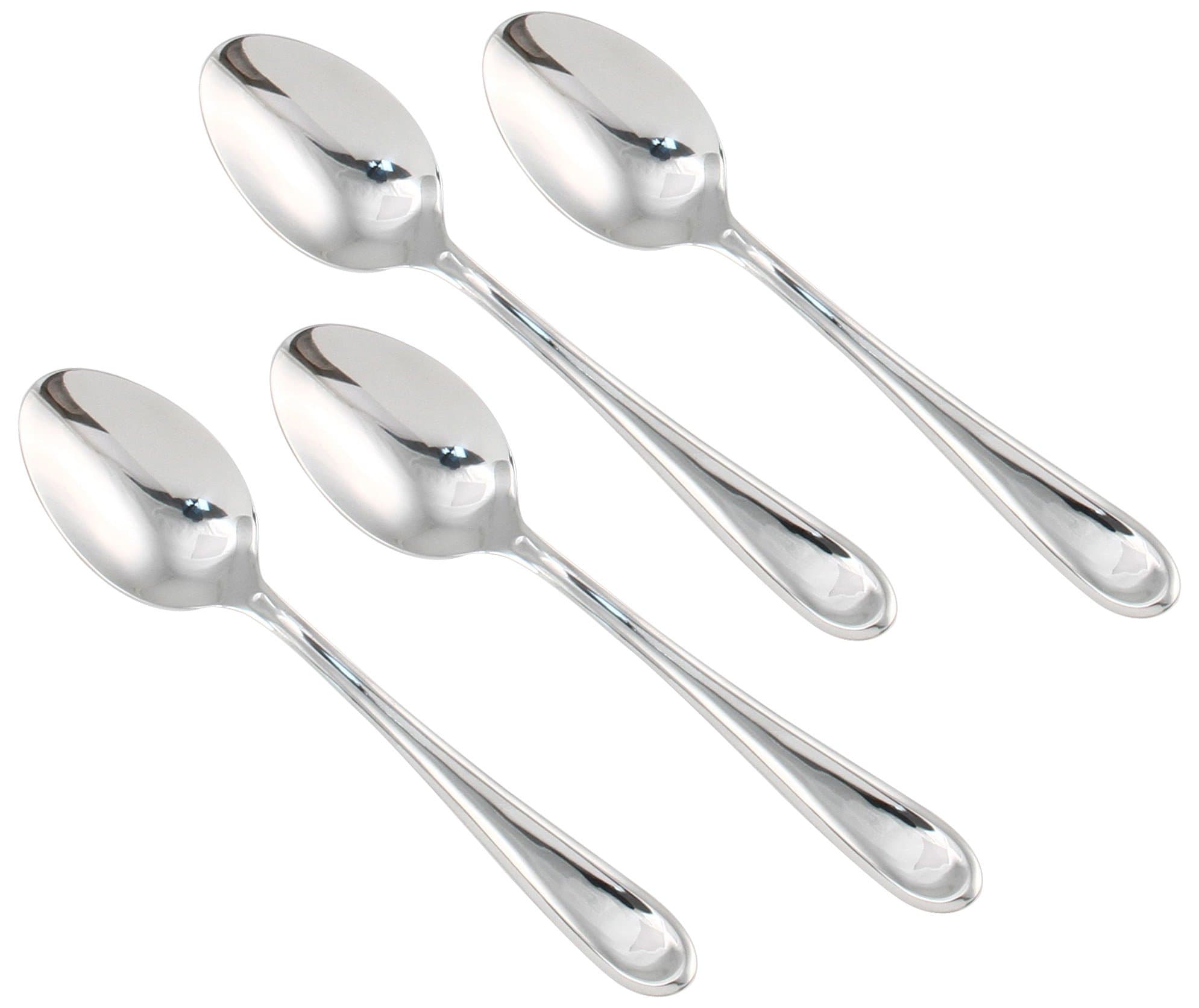 Hampton Forge Silversmiths Clark 4-Piece Teaspoons,