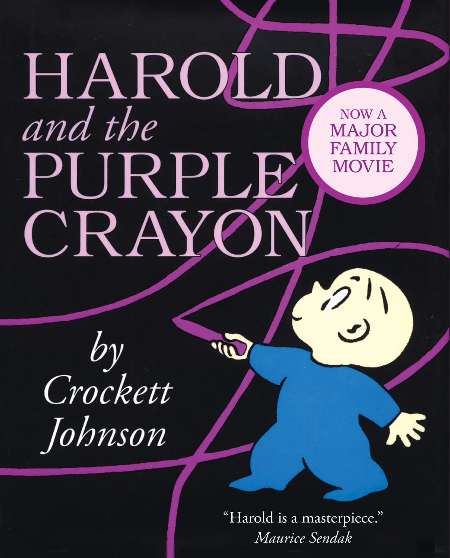 Harold and the Purple Crayon: A beloved classic children’s picture book – now featured in a major family movie in 2024, starring Zachary Levi! (Essential Picture Book Classics)