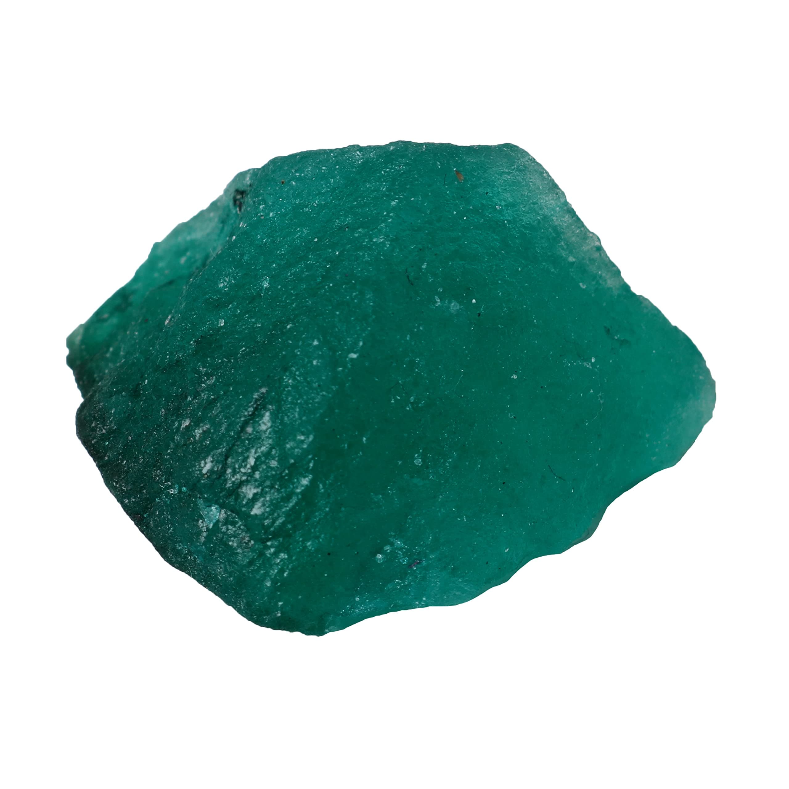 REAL-GEMS Loose Natural Green Emerald 25.95 Ct. Certified Raw Rough Loose Gemstone AXF-764