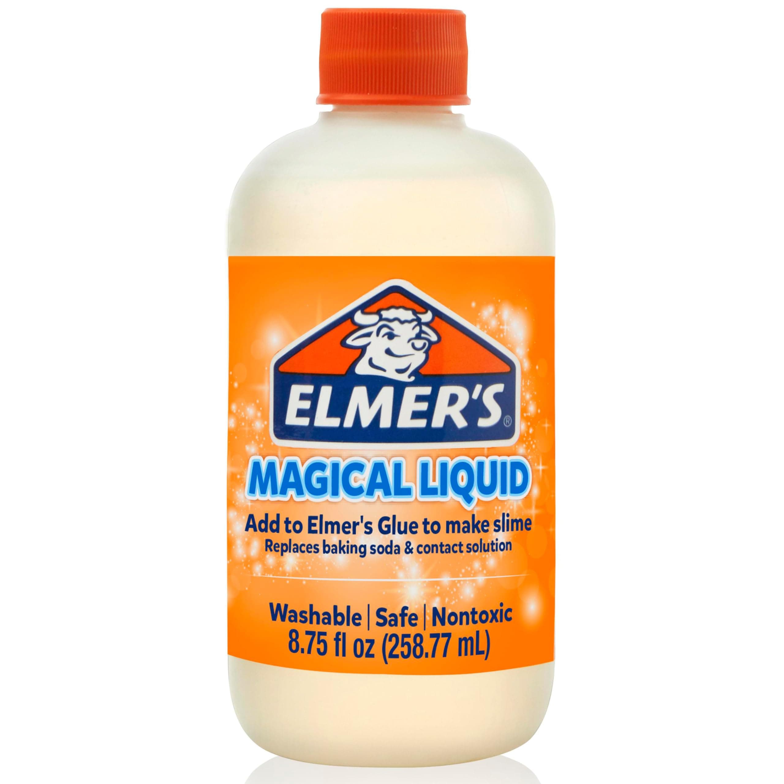 Elmer's Magical Liquid, Slime Activator Solution, Updated Formula for Double Slime Output, Safe, Washable, 8.75 fl oz - Kids Activity, Arts & Crafts, #1 Teacher Brand