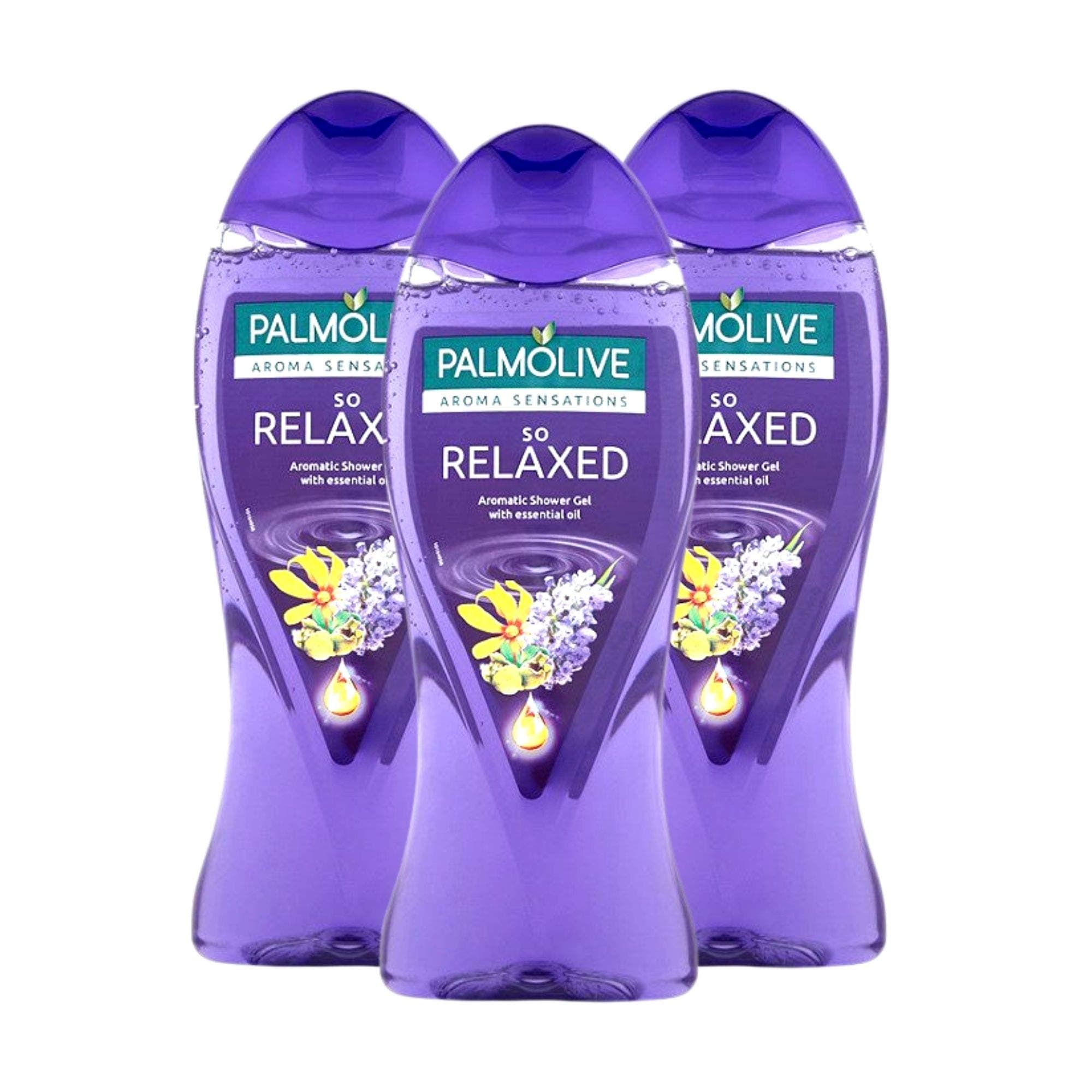 Shower Gel Aroma Sensations So Relaxed Body Wash, Pampering shower gel, Delicious fragrance, Silky shower gel with essential oils 500ml (Pack of 3)