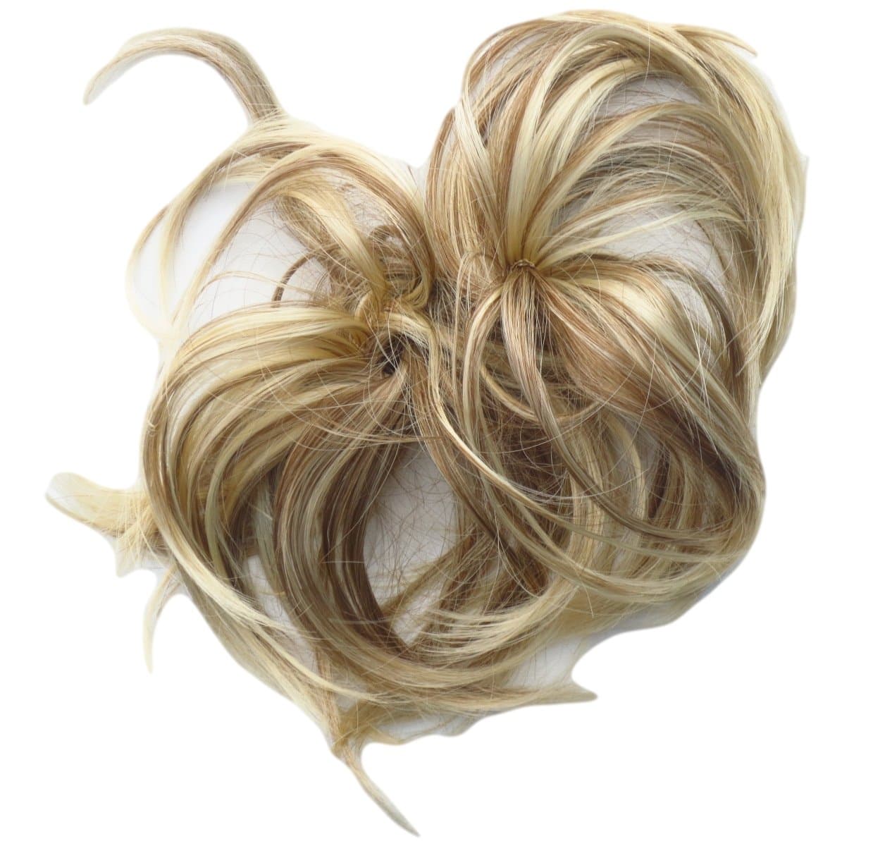 SCRUNCHIE HAIR EXTENSION ASH BLONDE MIX FULLER SCRUNCHIE UP DOWN DO SUPER SPI. Synthetic