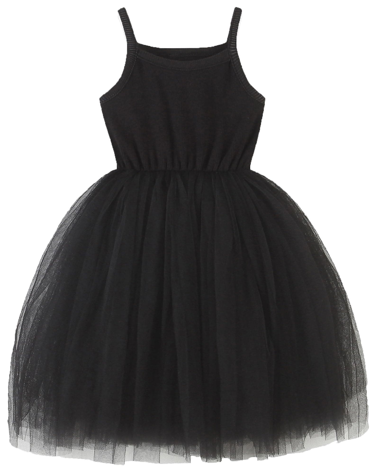 GSVIBKBaby Girls Tutu Dress Toddler Cotton Tutu Dress Sleeveless Infant Tulle Dresses Princess Party Dress