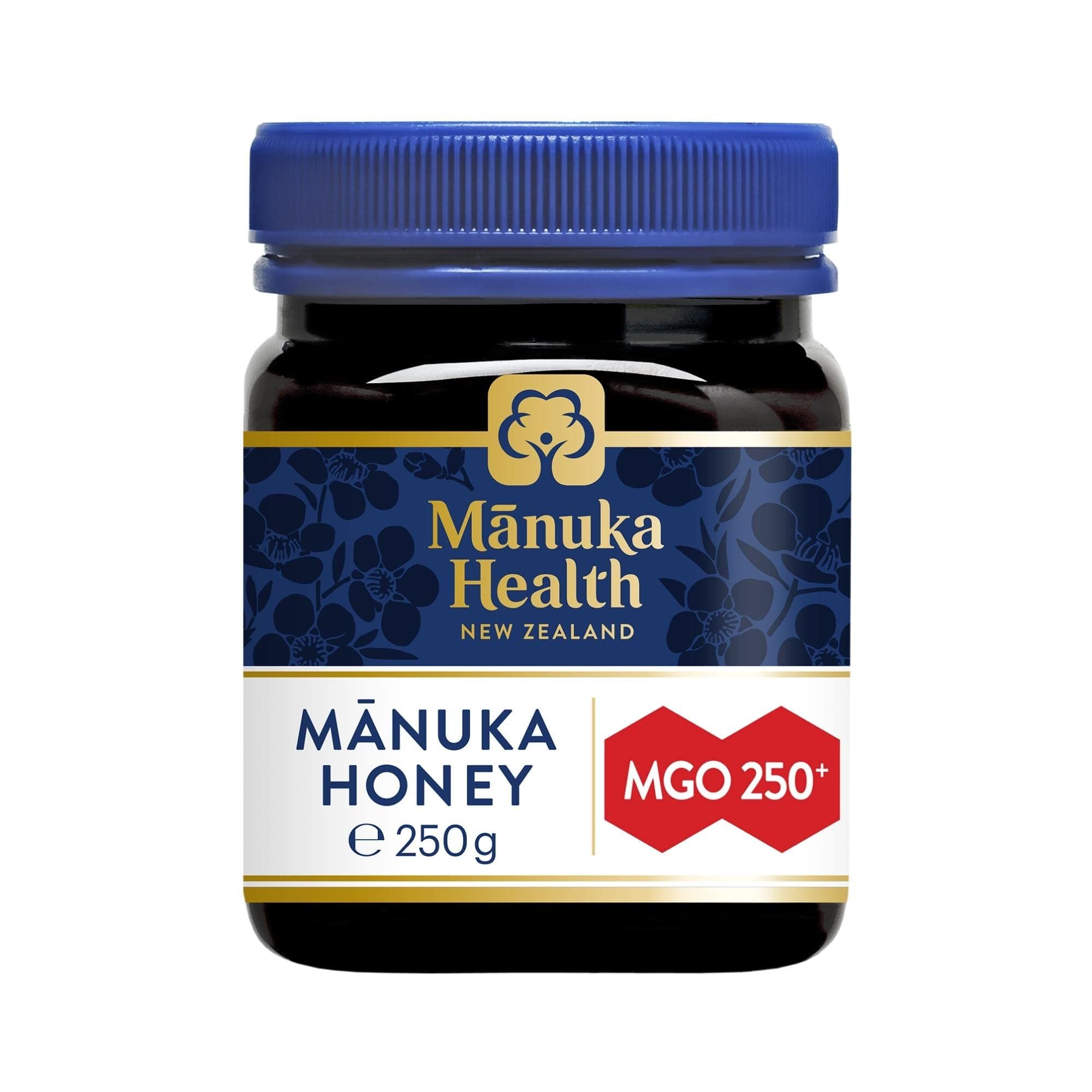 Manuka Health MGO 250+ Manuka Honey 250 g, 100 Percent Pure New Zealand Manuka Honey with Methylglyoxal