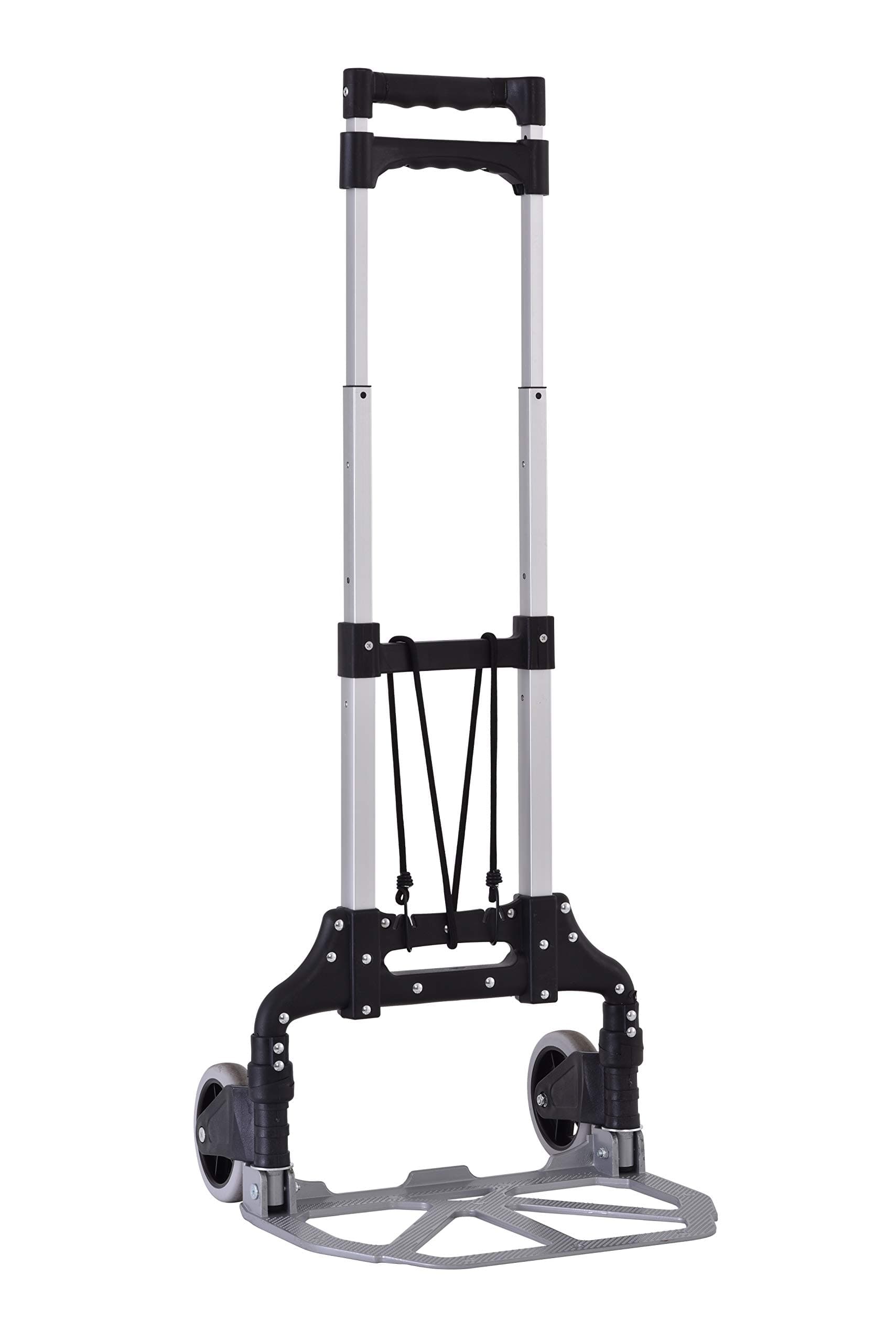 Muscle Carts SFHT1511-BLK Folding Hand Truck Dolly, 120 Lbs Capacity, 120 Pounds Load Capacity, 33" Height, 3" width, 19" Length,