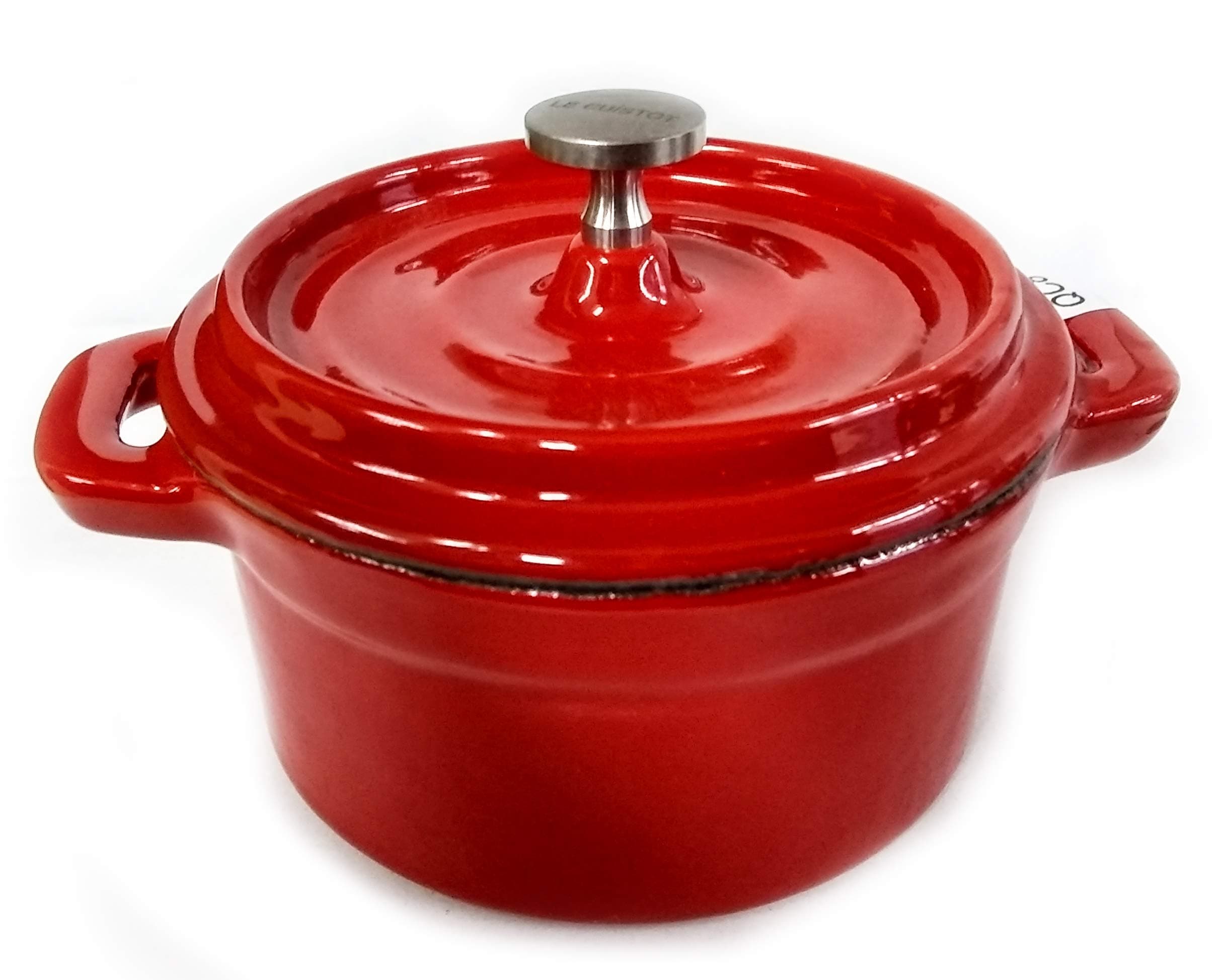 Le Cuistot Round Mini Cocotte 4 Inches - Red