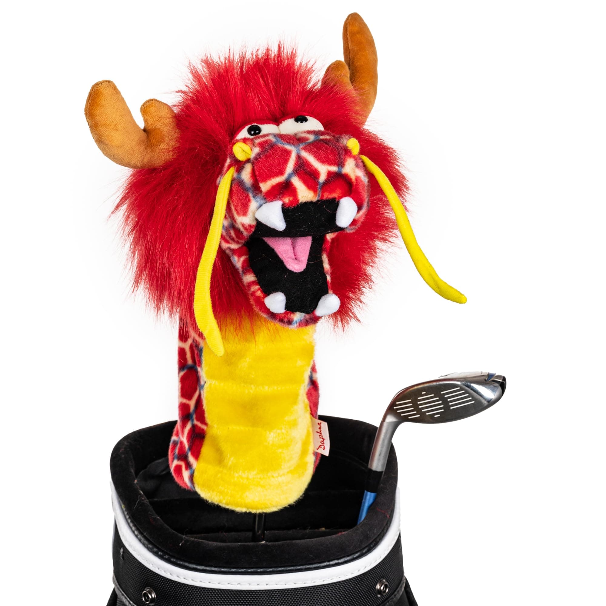 Daphne's Headcovers Red Dragon Driver Headcover | Premium Driver Headcovers | Funny Golf Club Covers | Stylish Protection for Your Clubs | Men's Golf Gear | Driver Headcover for Men and Women
