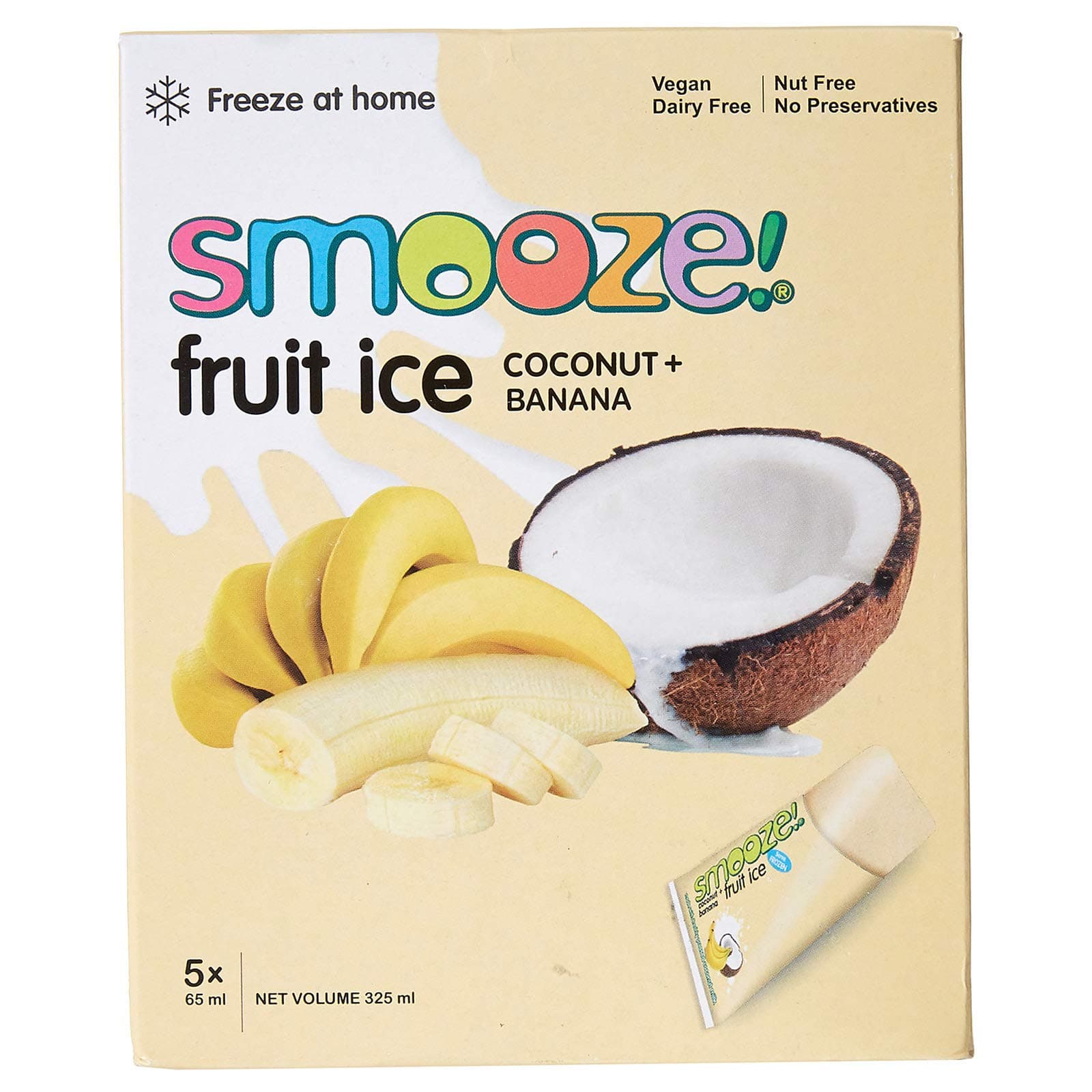 Smooze Banana & Coconut Milk Fruit Ice 0.1 kg