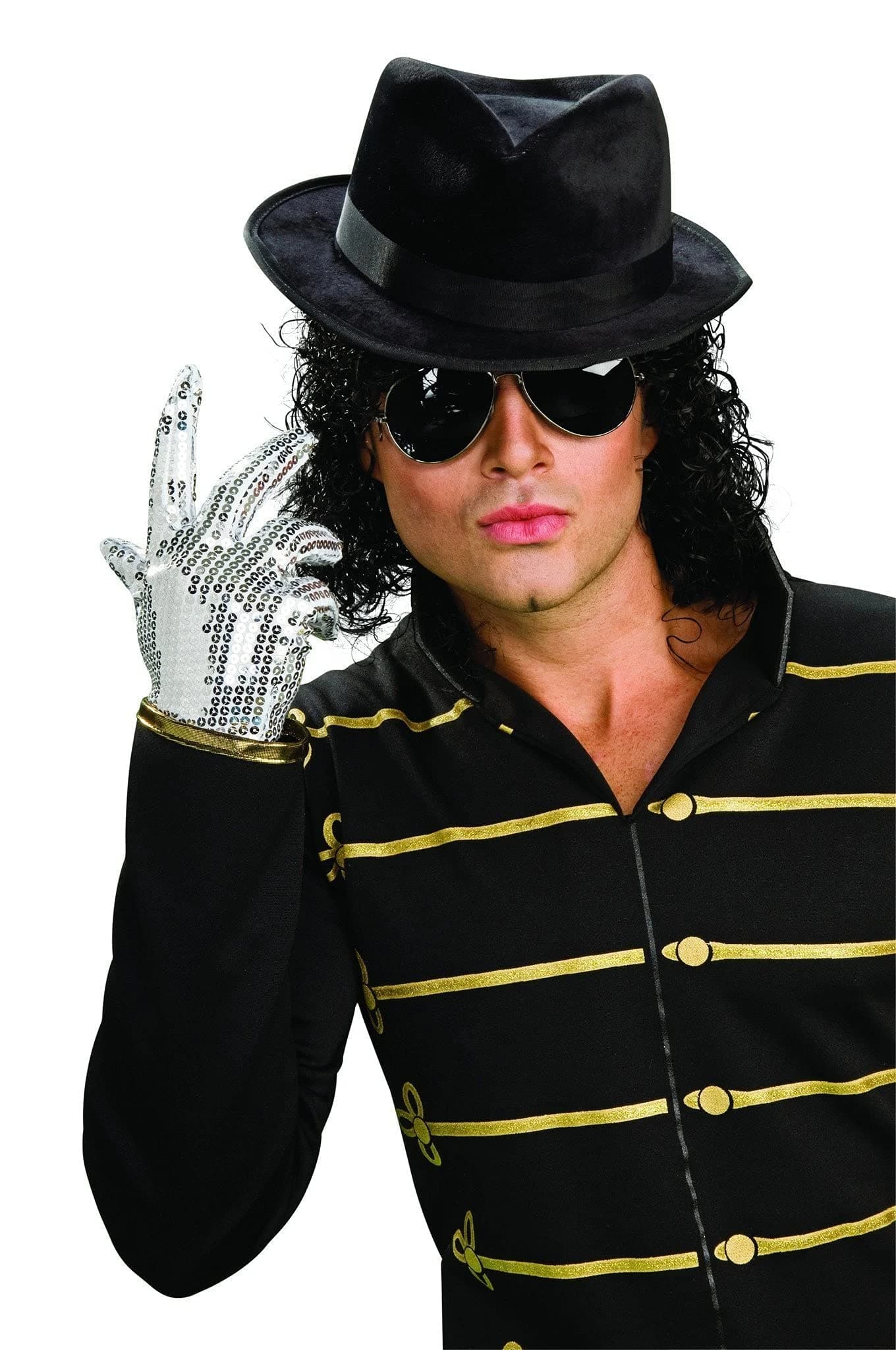 RubiesMichael Jackson Adult Black Fedora Hat
