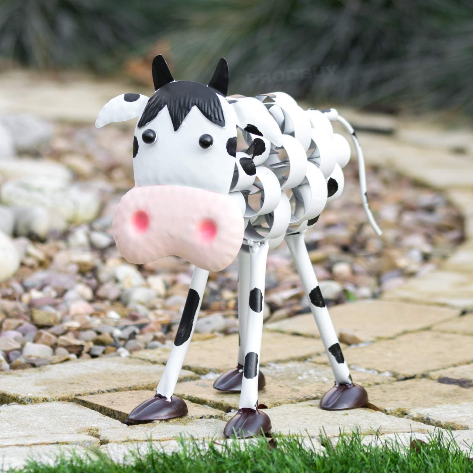 Outdoor Metal Cow Garden Ornament