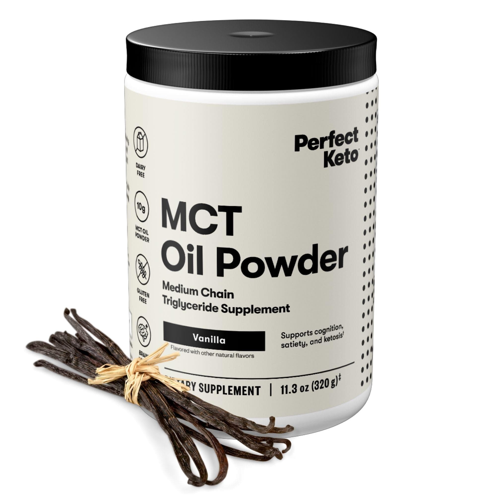 MCT Oil Powder Ketosis Supplement Coffee Creamer (Vanilla)