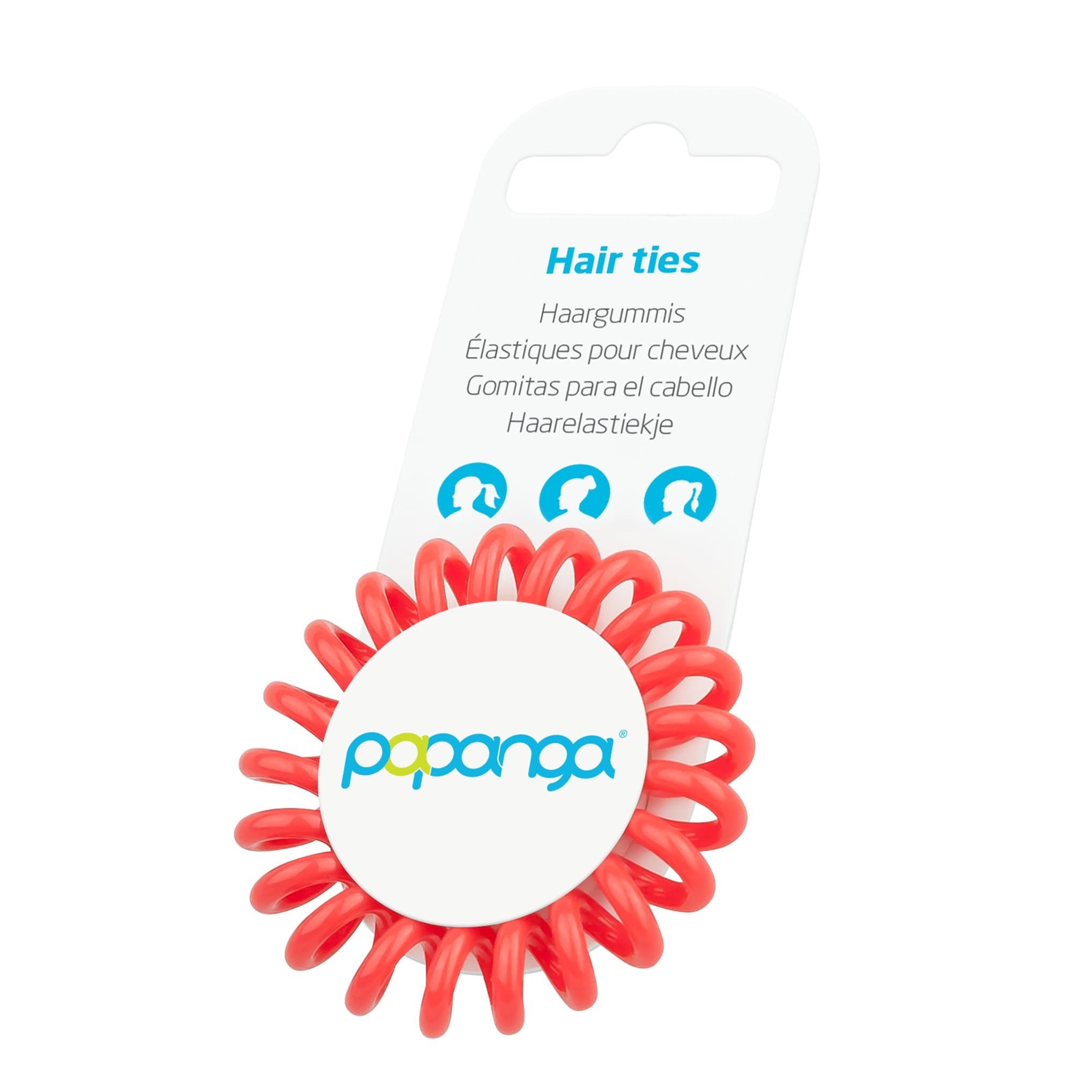 Original Papanga® spiral hairbands, Classic Edition, size: Small, colour: Coral