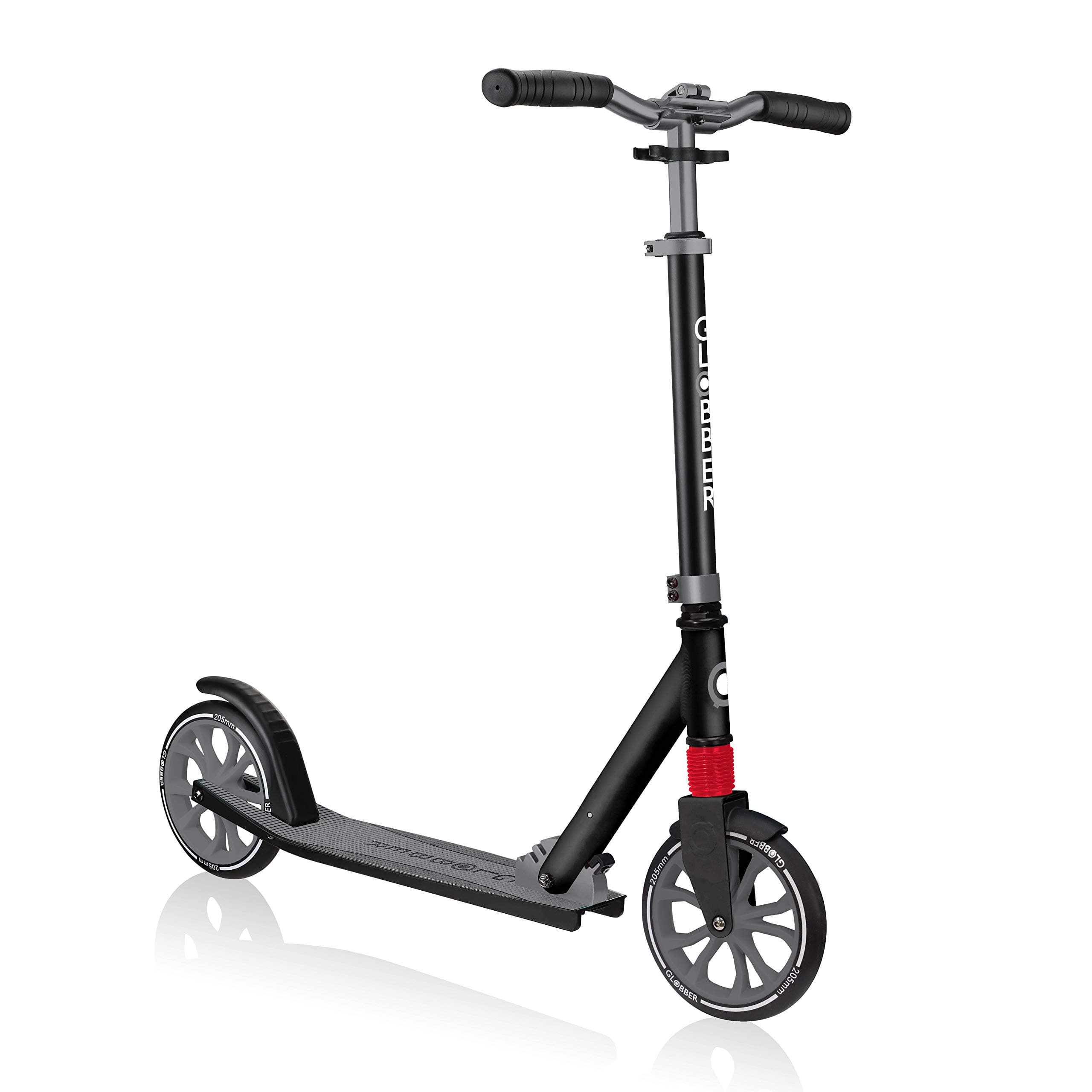 NL 205 Folding Scooter with 2 Wheels with Front Suspension for Children Aged 8+