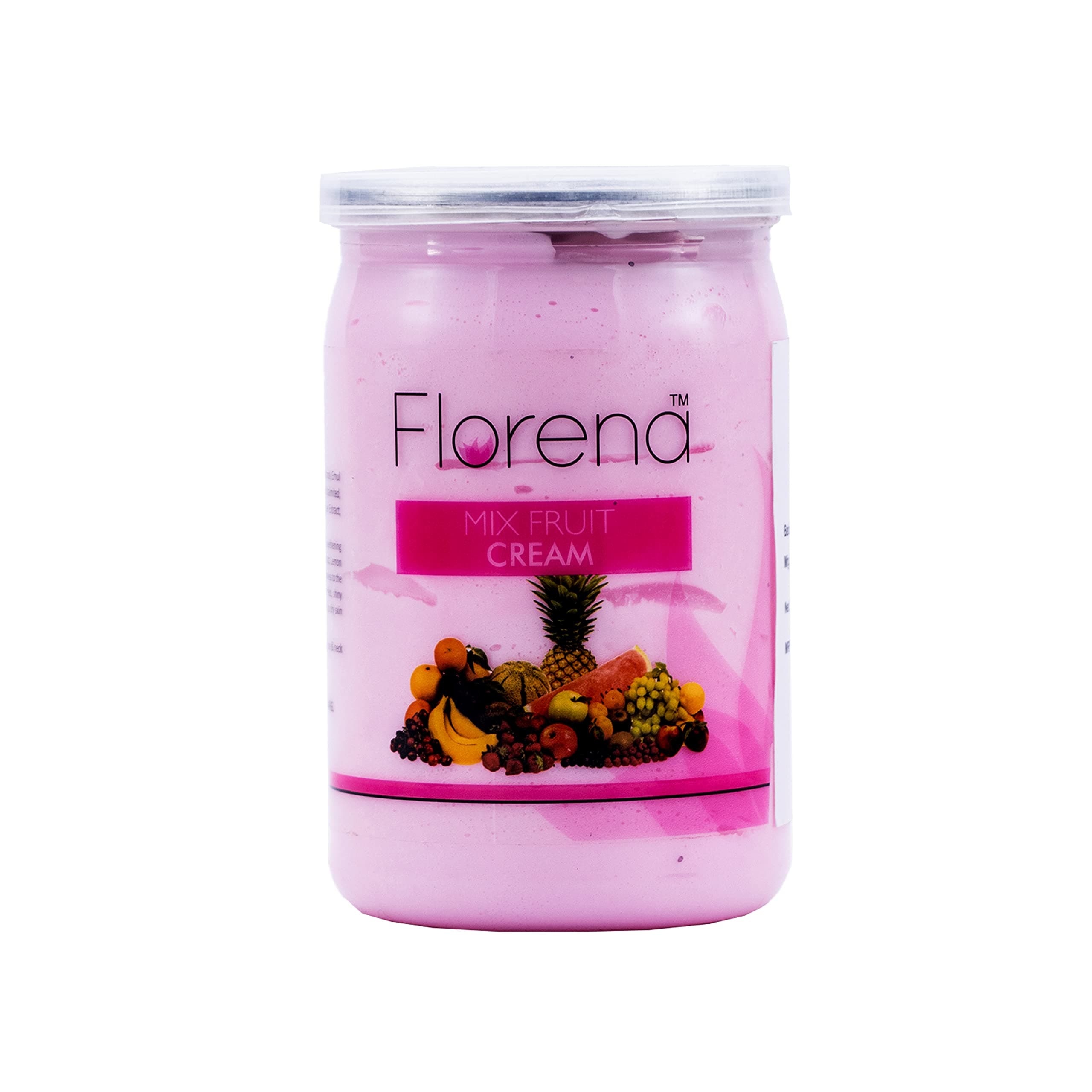 Florena Mix Fruit Face Cream Skin Whitening and brightening Cream With Vitamin C and lemon Peel Extract, Reducing Acne, Pimples, Dark Spots, Tan, Sunburn, Pigmentation, Wrinkles and Fine Lines, 400 gm