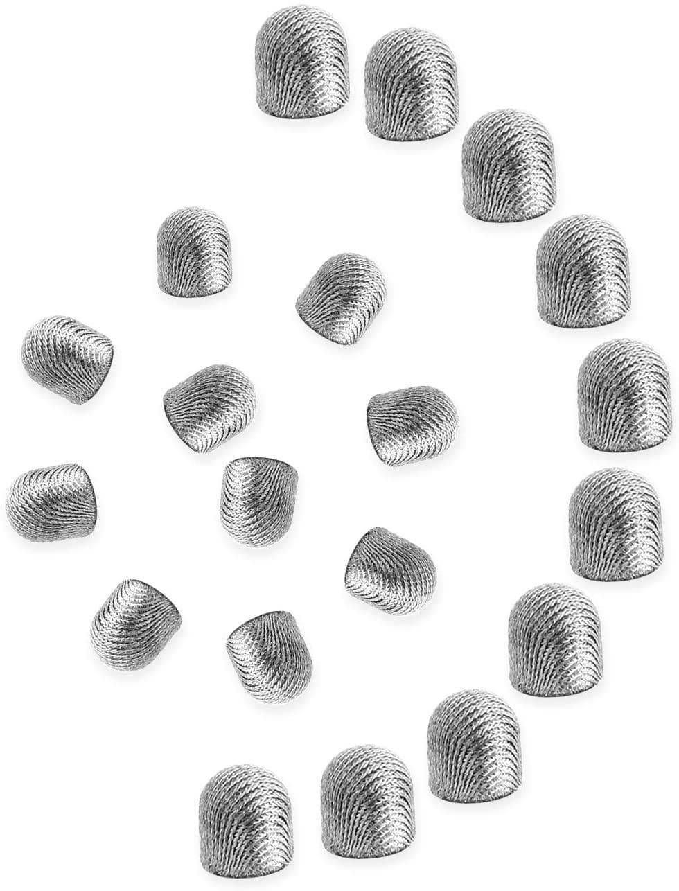 METRO Replaceable Mesh Fiber Tips for METRO Dual-tip Capacitive Stylus Pens Only (10 Pcs 0.2" Tips, 10 Pcs 0.24" Tips)