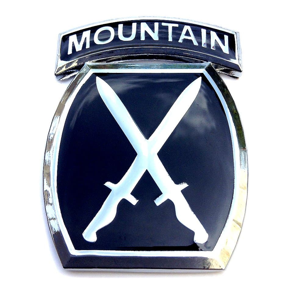 10th Mountain Division Emblem Sticker Decal for Car Truck Auto US Army