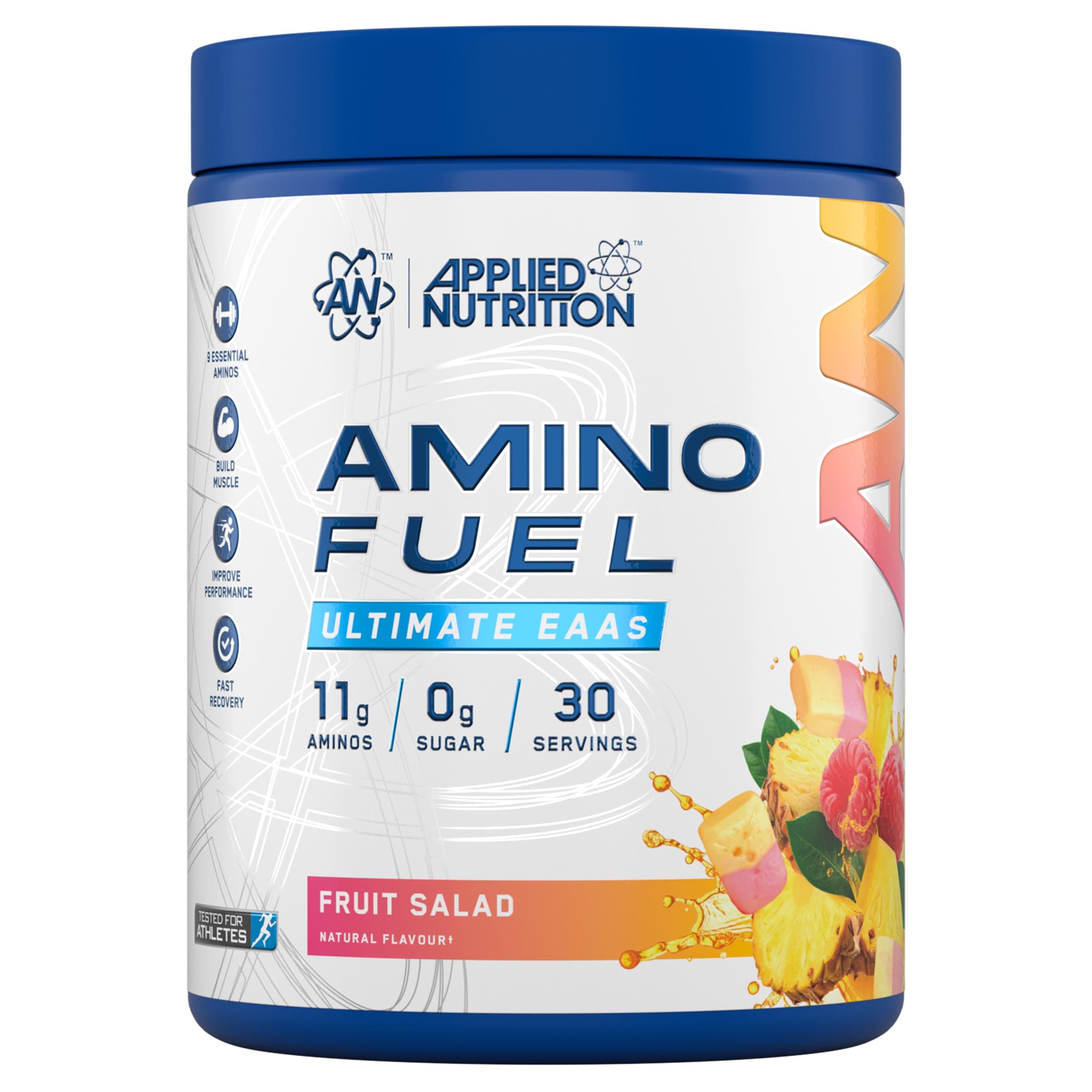 Applied Nutrition Amino Fuel - Amino Acids Supplement, EAA Essential Amino Acids Powder, Muscle Fuel & Recovery (390g - 30 Servings) (Fruit Salad) (New)