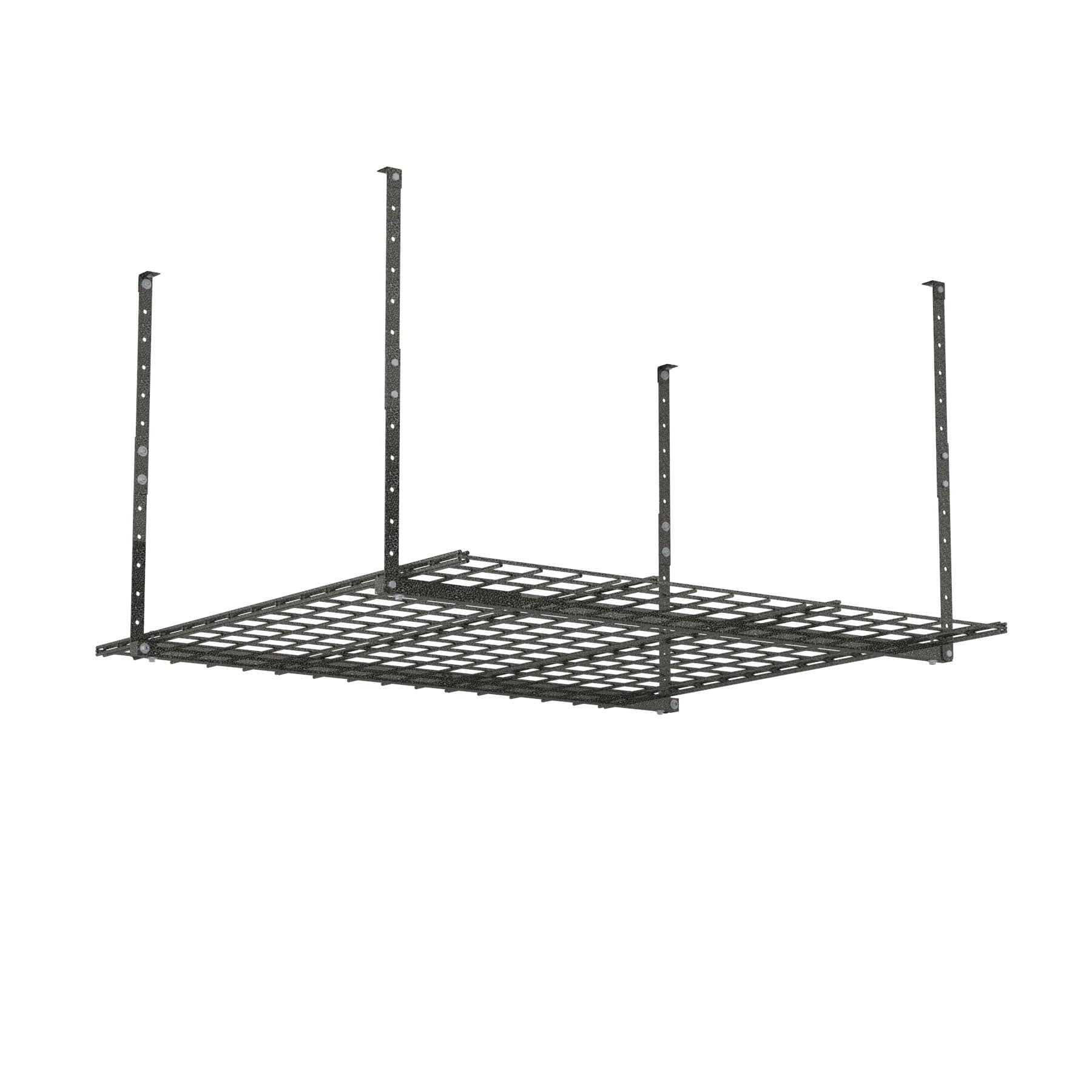 00625 45-Inch x 45-Inch Overhead Steel Garage Storage System & Rack,Hammertone