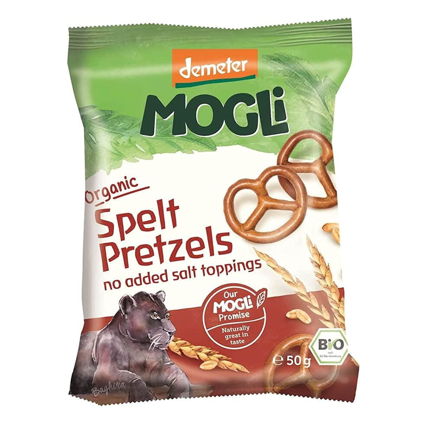 Spelt Pretzels for Children BIO 50 g - MOGLI