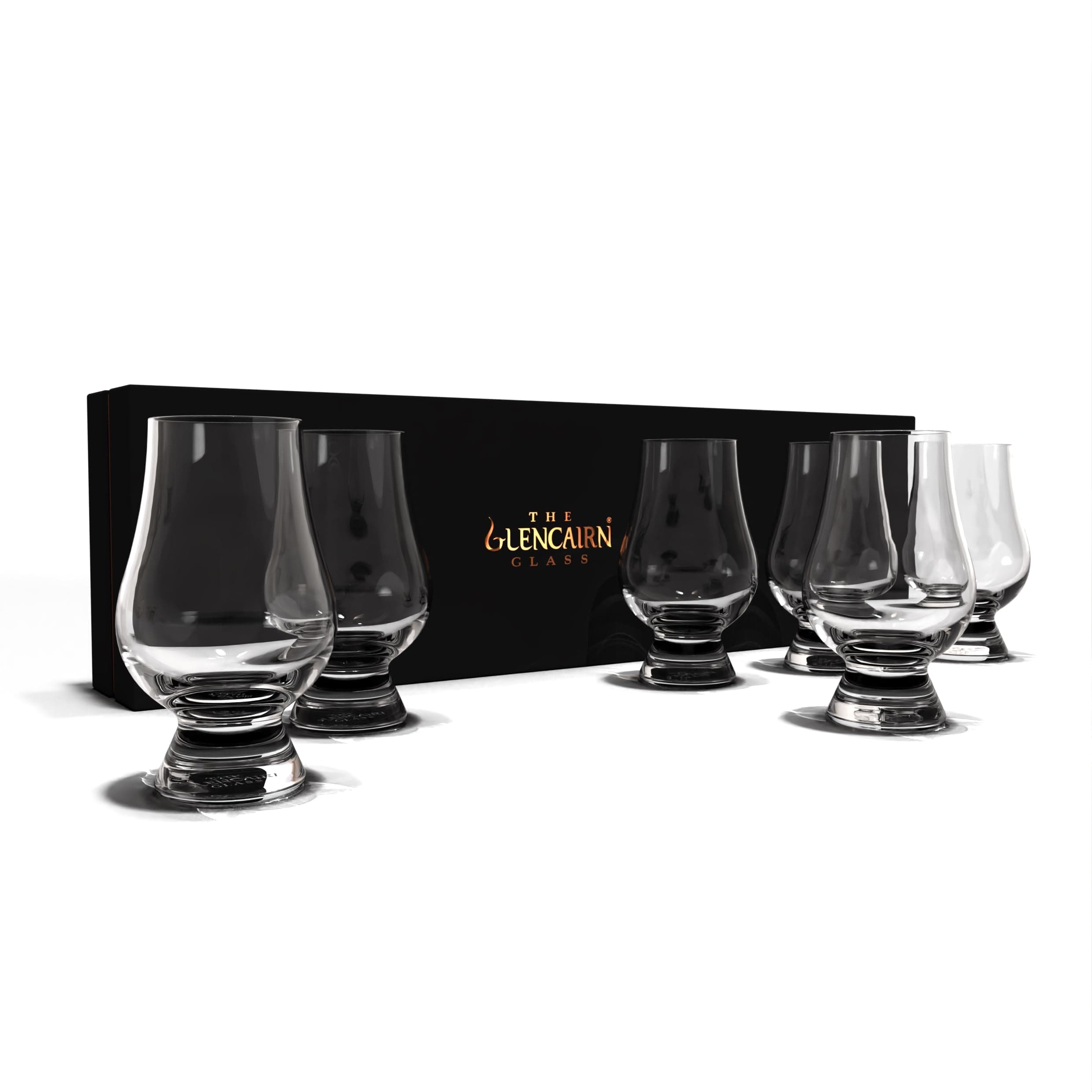 Glencairn Whiskey Glass Set of 6 in Deluxe Velvet Gift Box