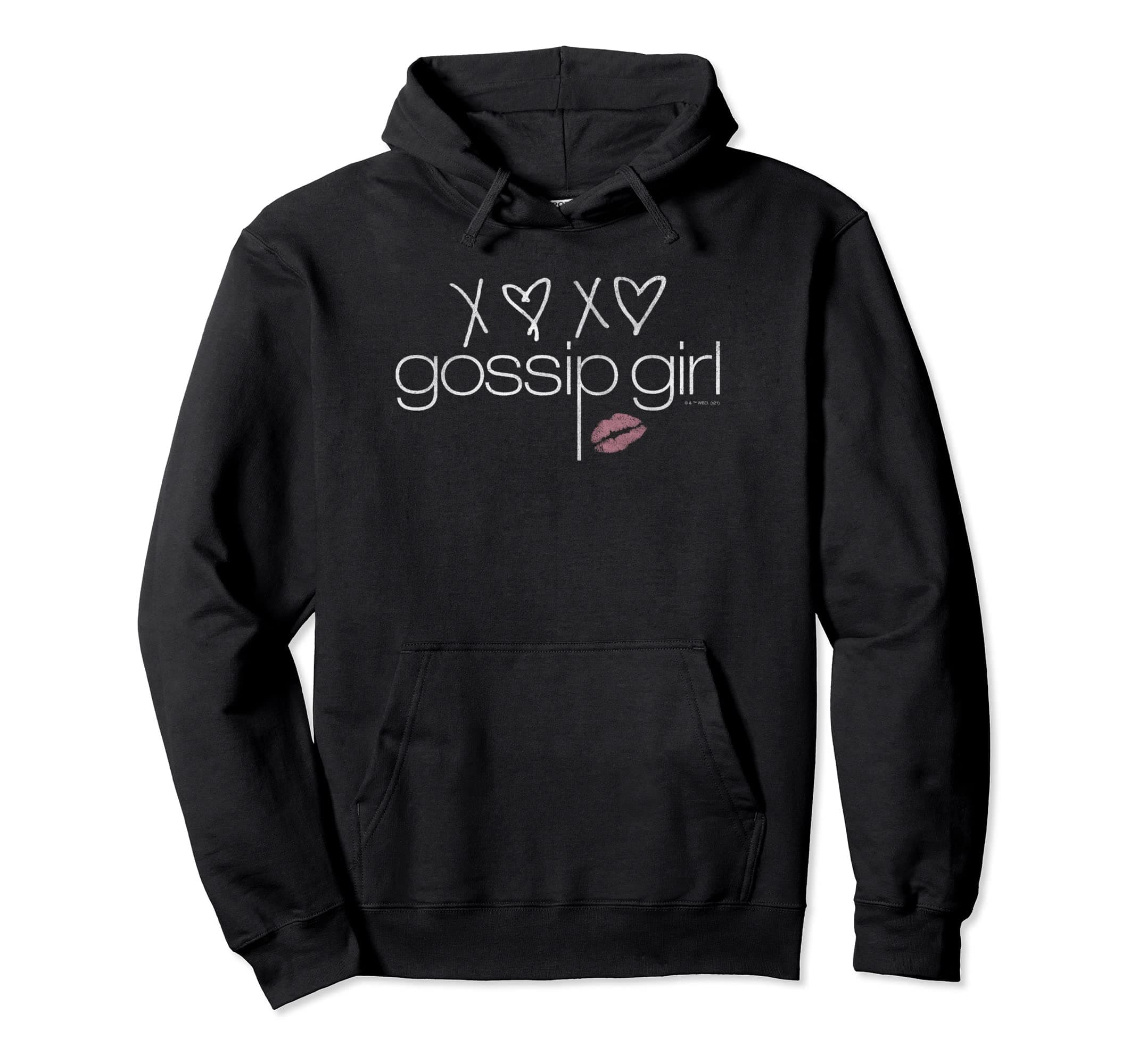 Gossip GirlLipstick XOXO Logo Pullover HoodieOEKO-TEX STANDARD 100