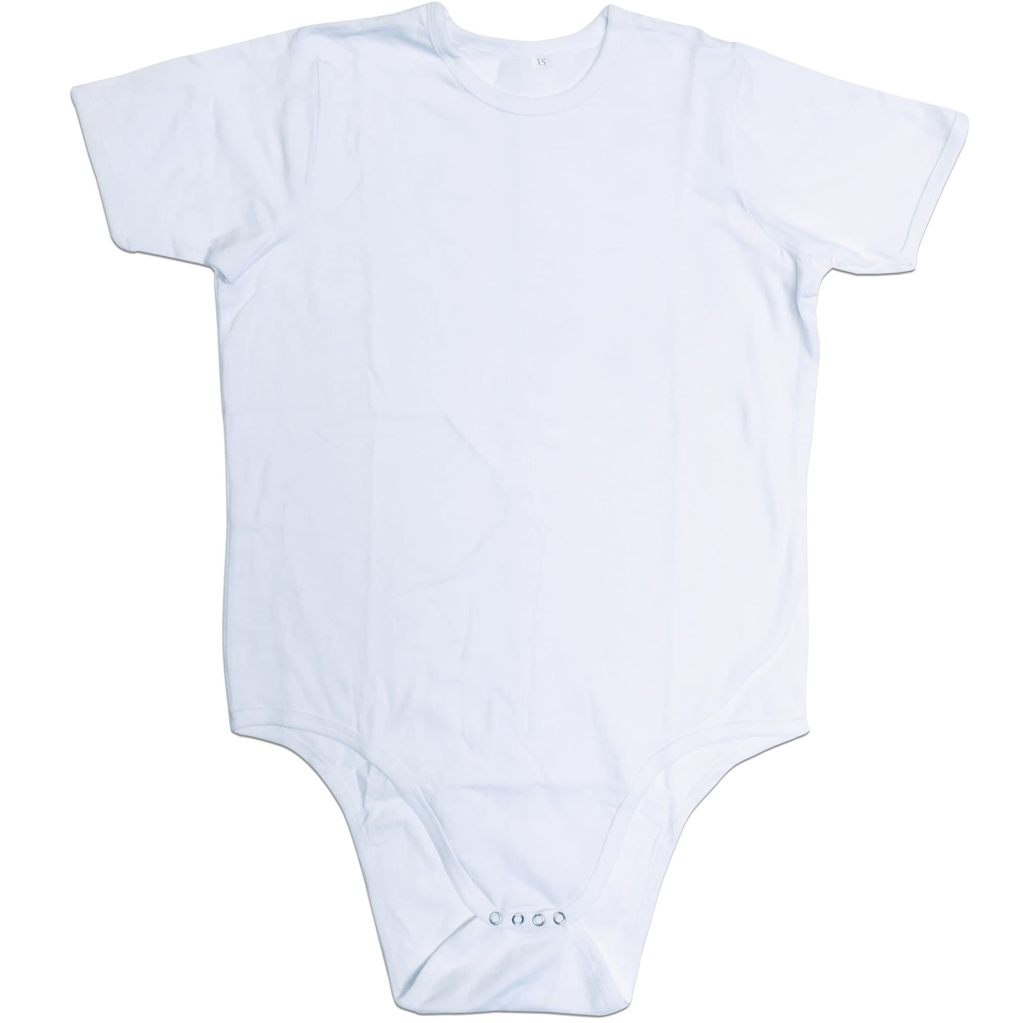 Cuddlz White Cotton Stretch Adult Short Onesie ABDL Romper Body Suit